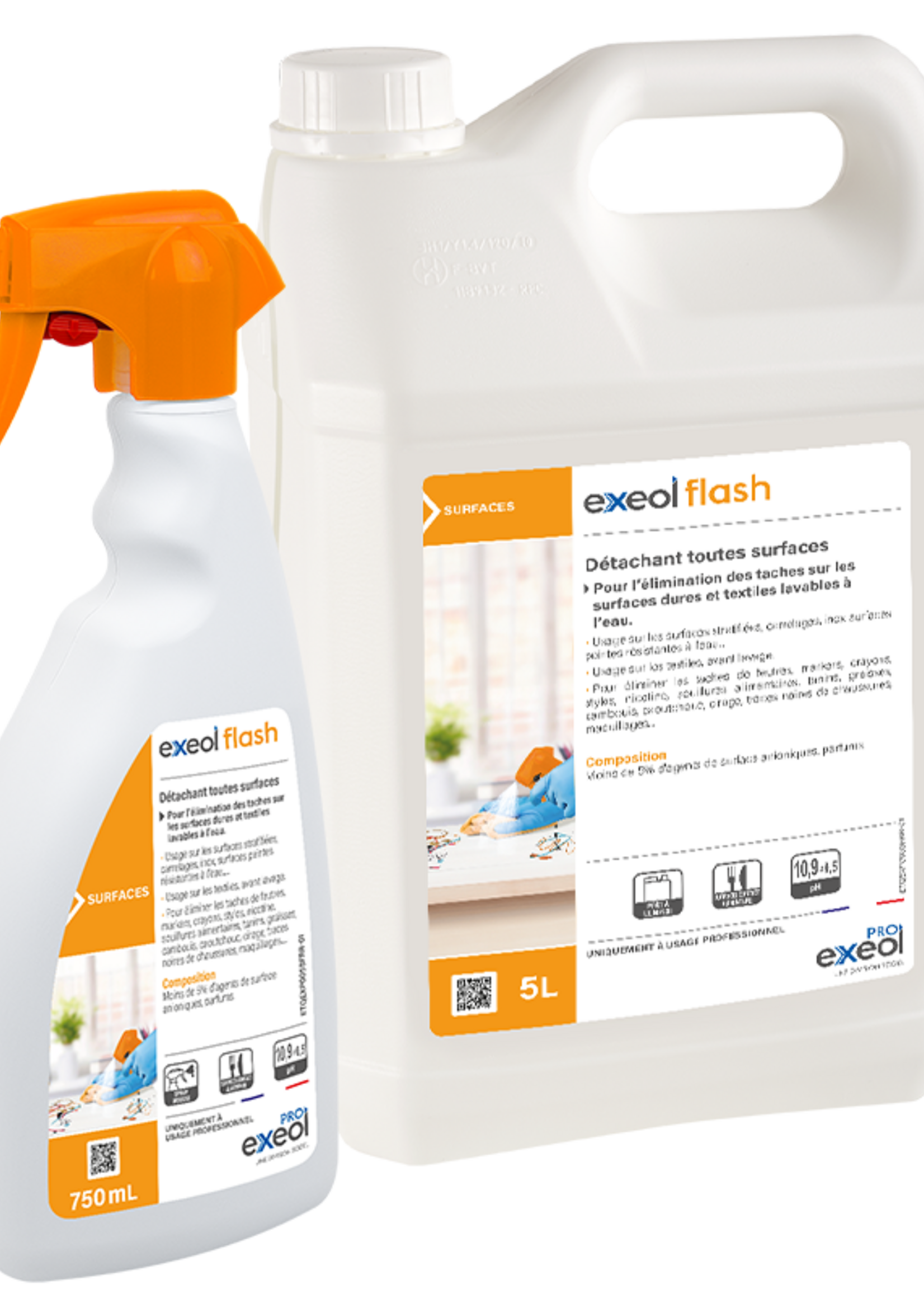 Exeol Détachant toutes surfaces PAE 750ML