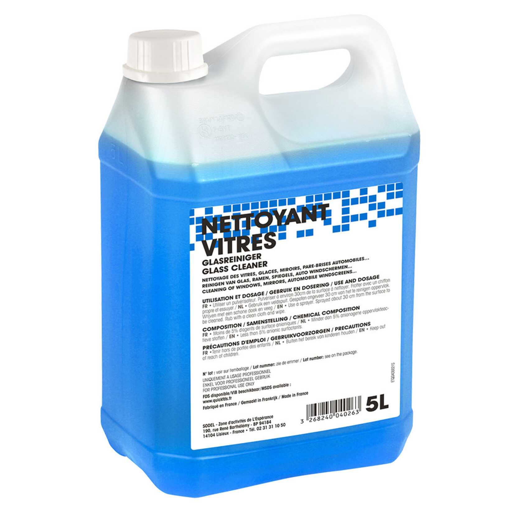 Exeol Nettoyant vitres 5L GAO