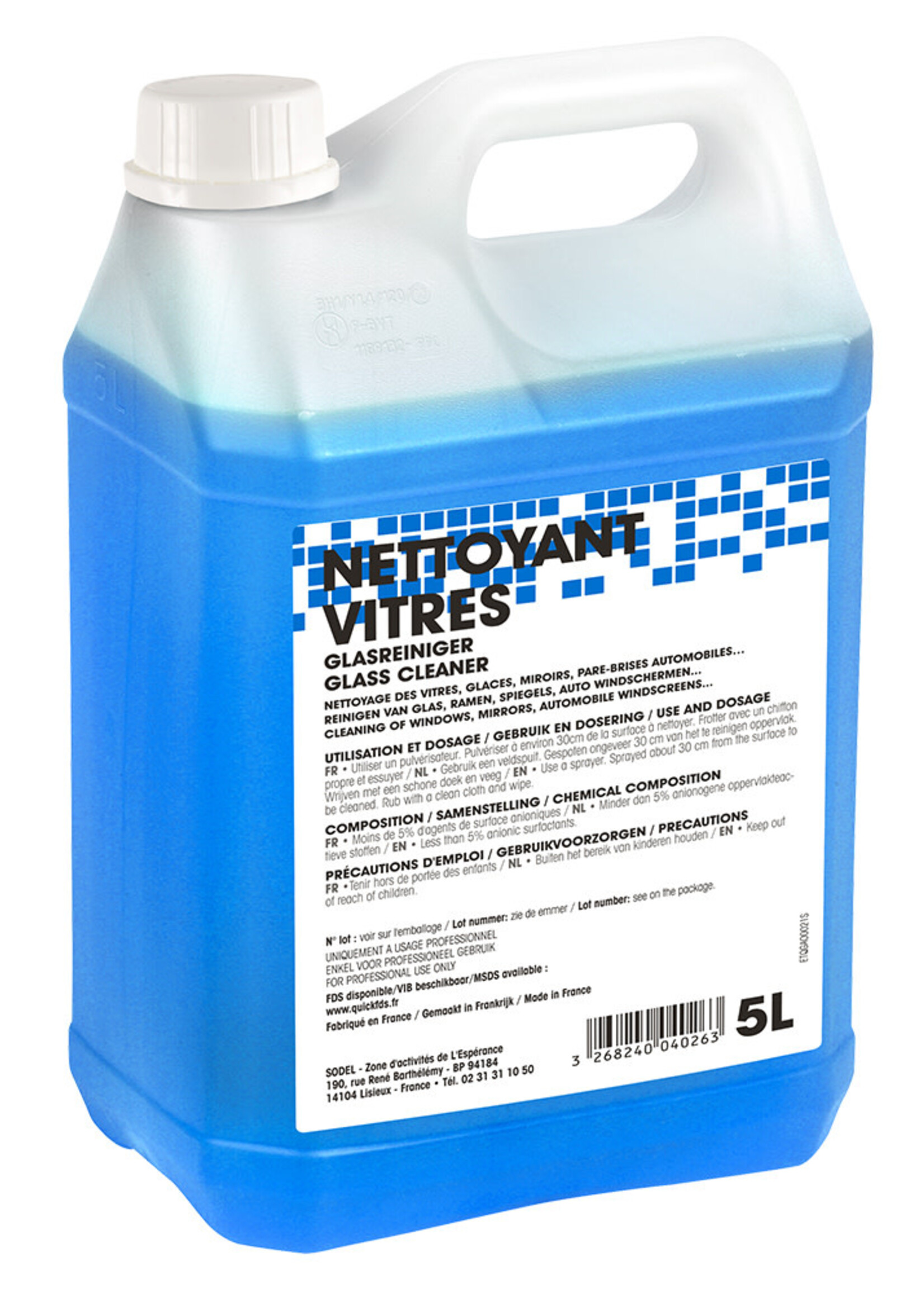Exeol Nettoyant vitres 5L GAO