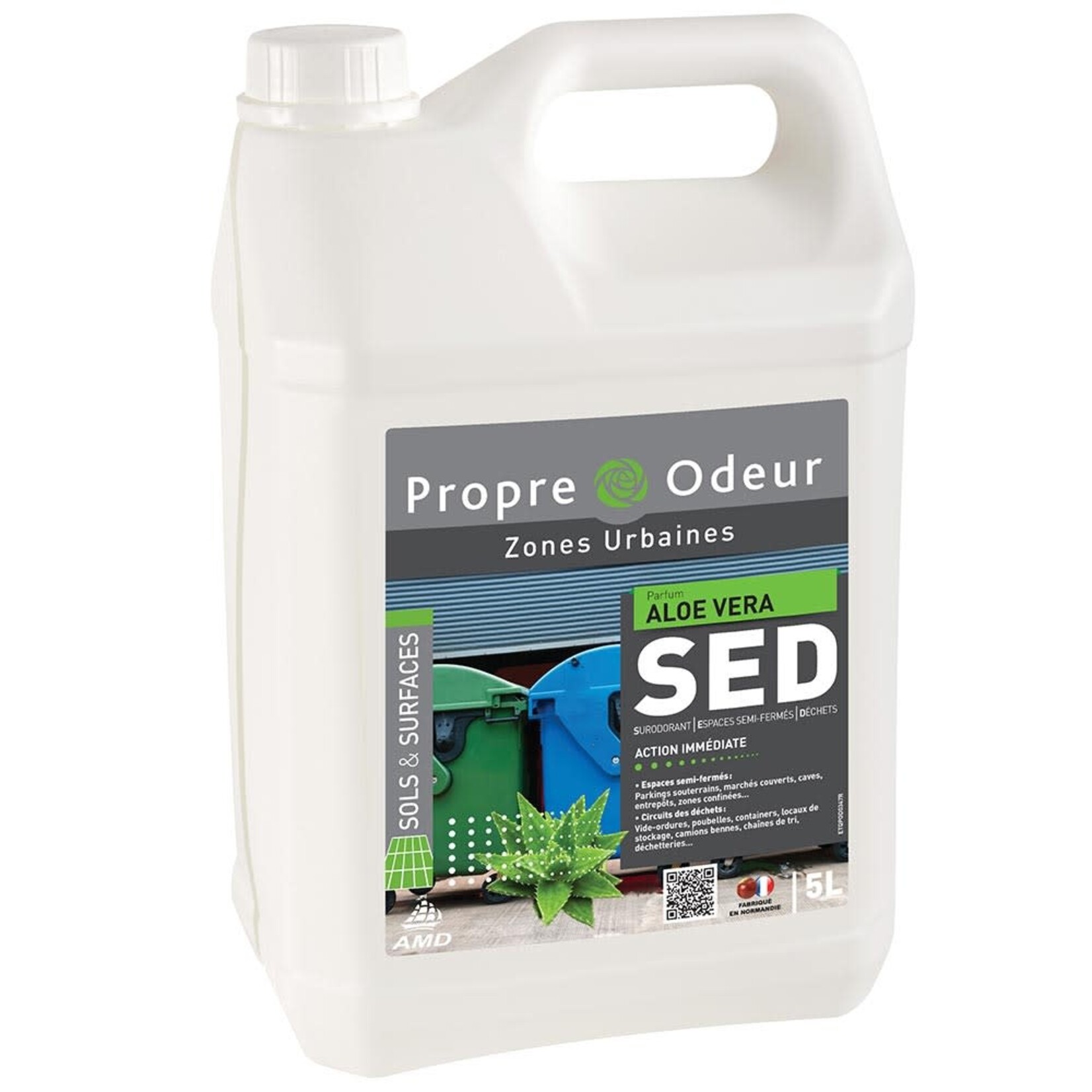 Exeol Surodorant Espaces semi-fermés et déchets 5L