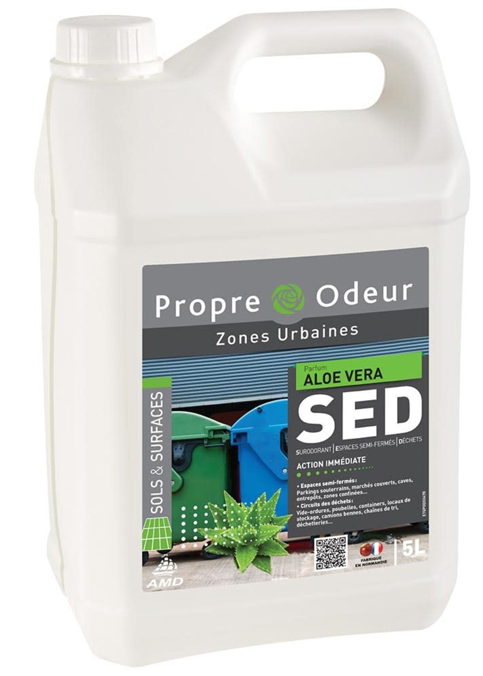 Exeol Surodorant Espaces semi-fermés et déchets 5L