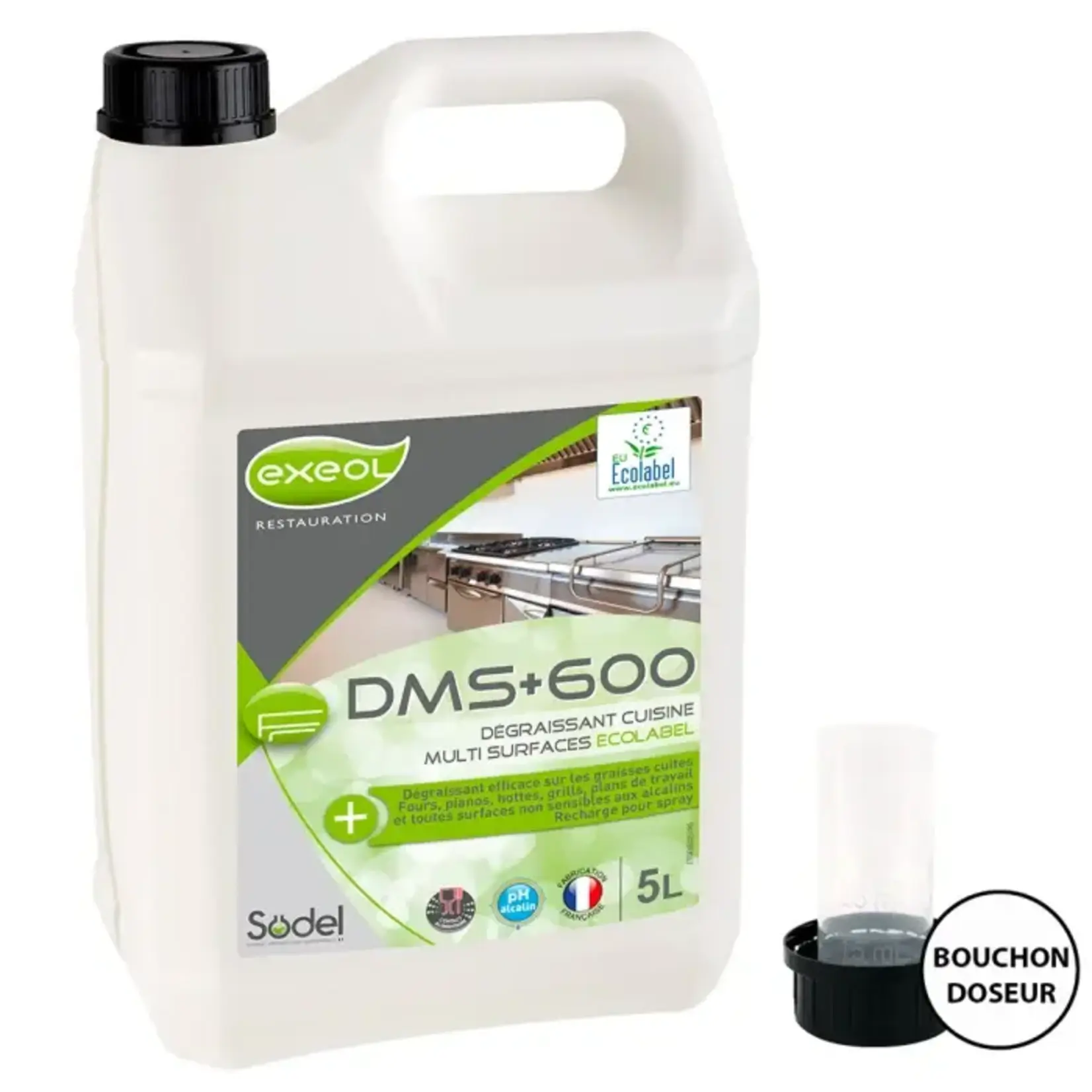 Exeol Dégraissant multi surfaces 5L - DMS+600