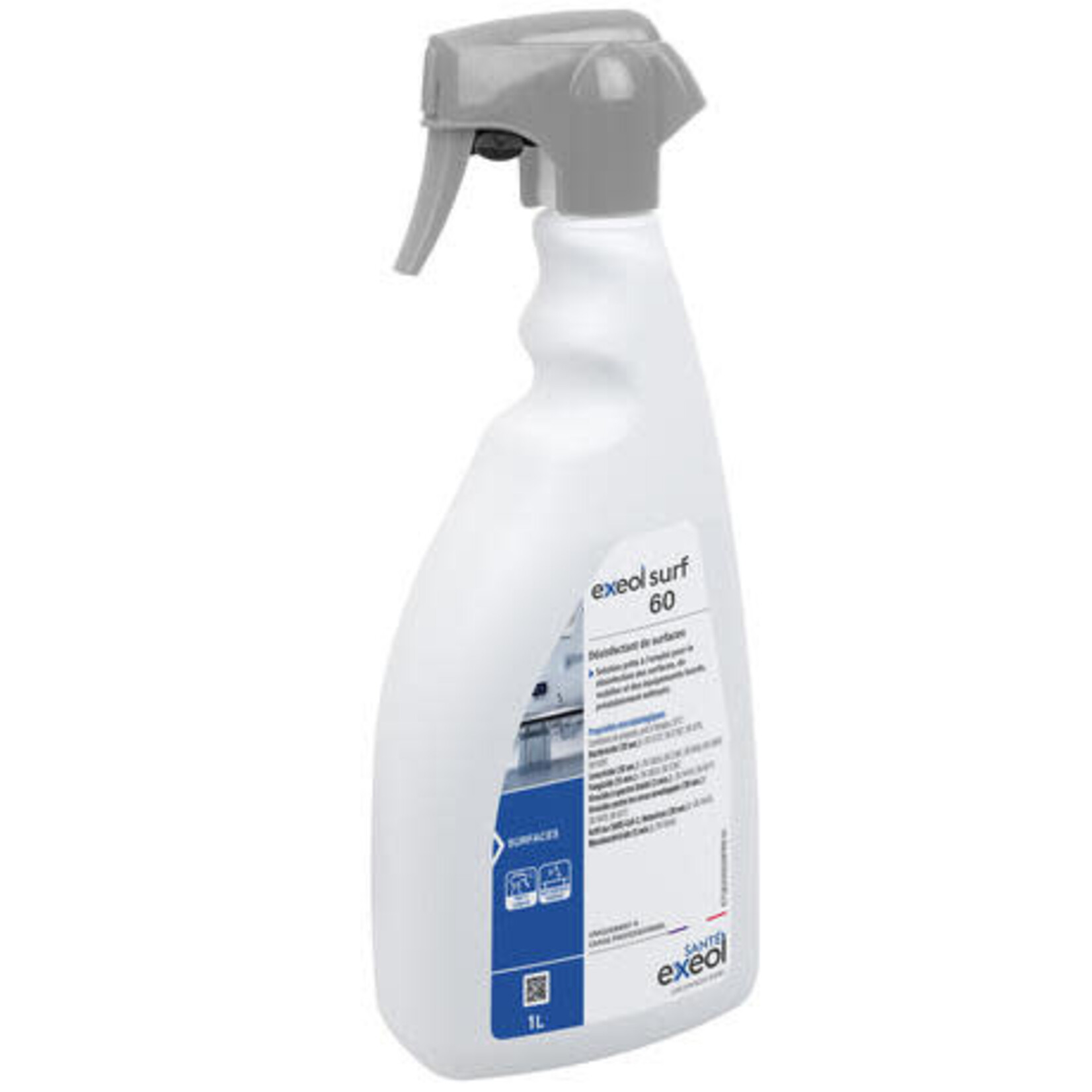 Exeol Nettoyant désinfectant de surfaces 1L - SURF 60