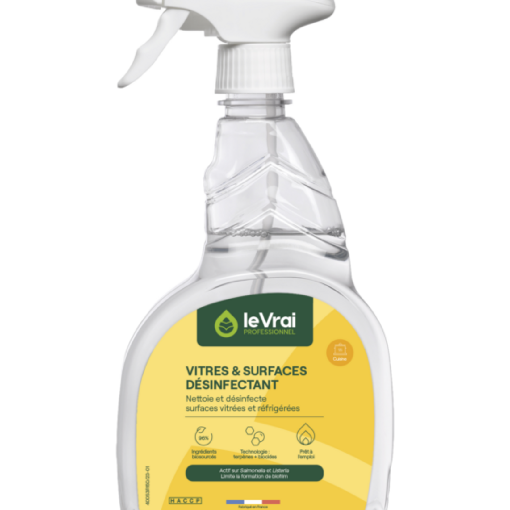 Le vrai professionnel Vitres et surfaces désinfectant 750 ML