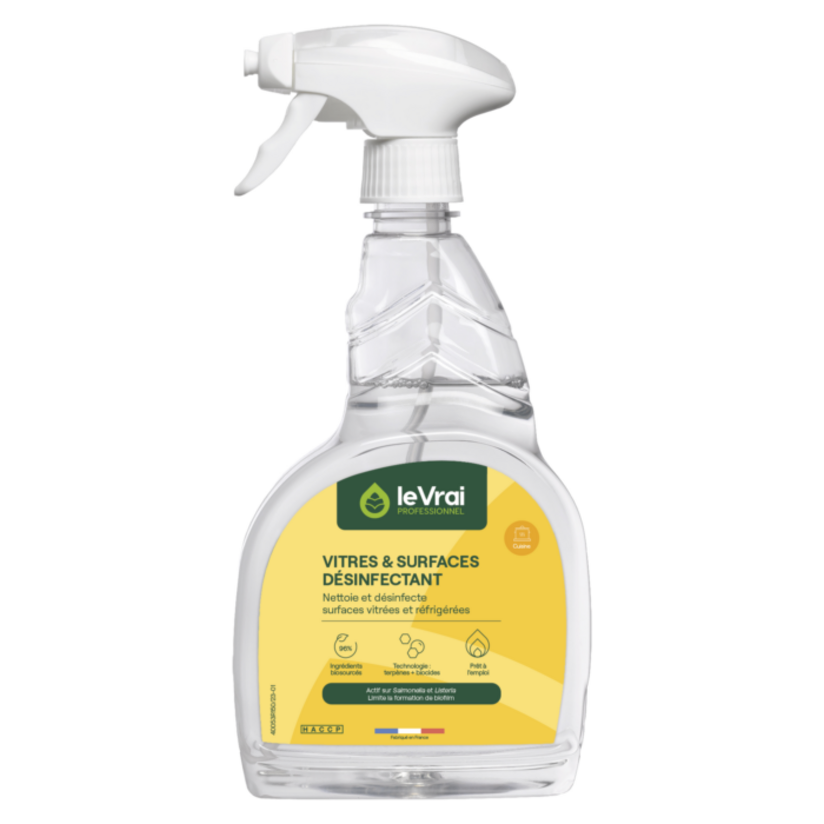 Le vrai professionnel Vitres et surfaces désinfectant 750 ML