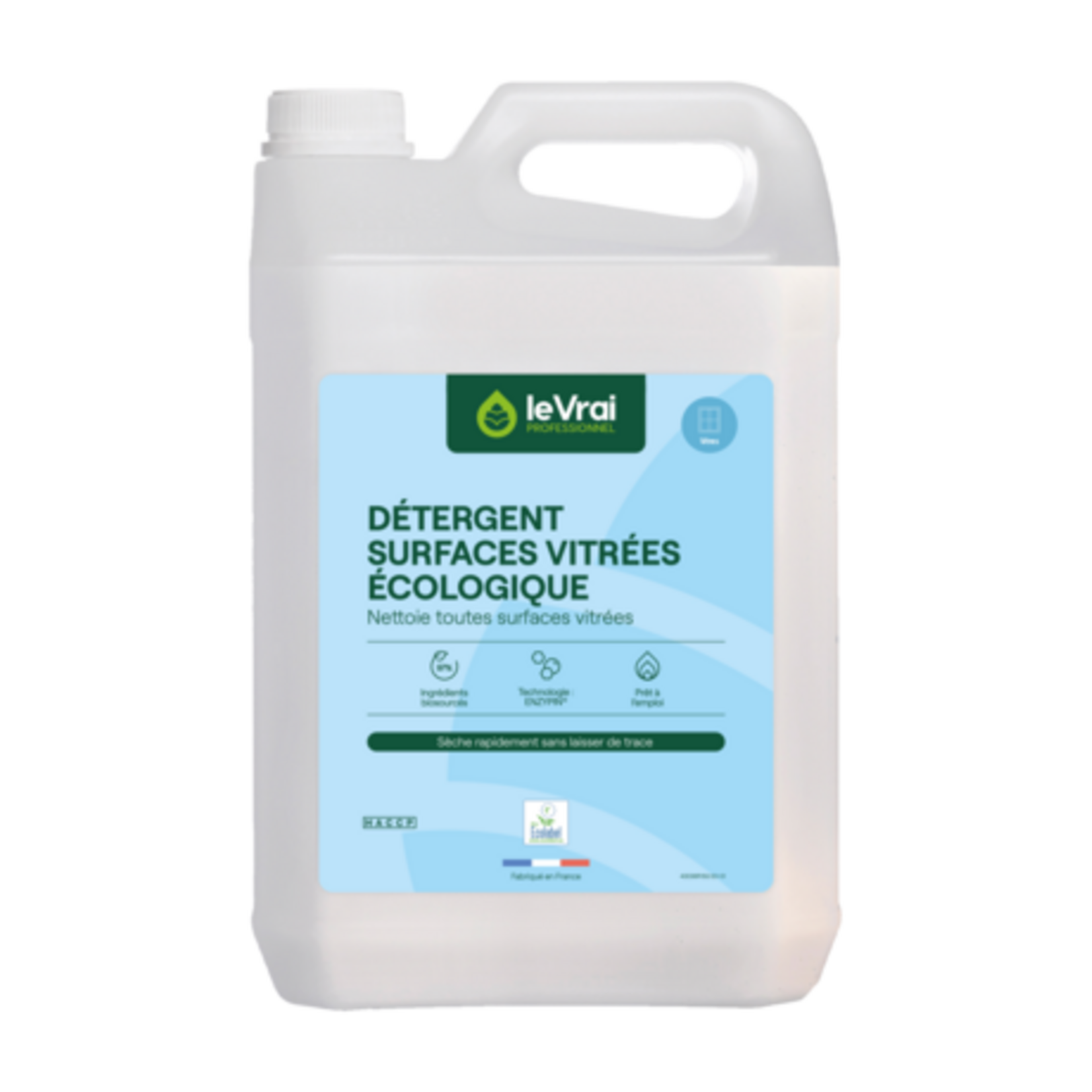 Le vrai professionnel Détergent surfaces vitrées écologique 5L