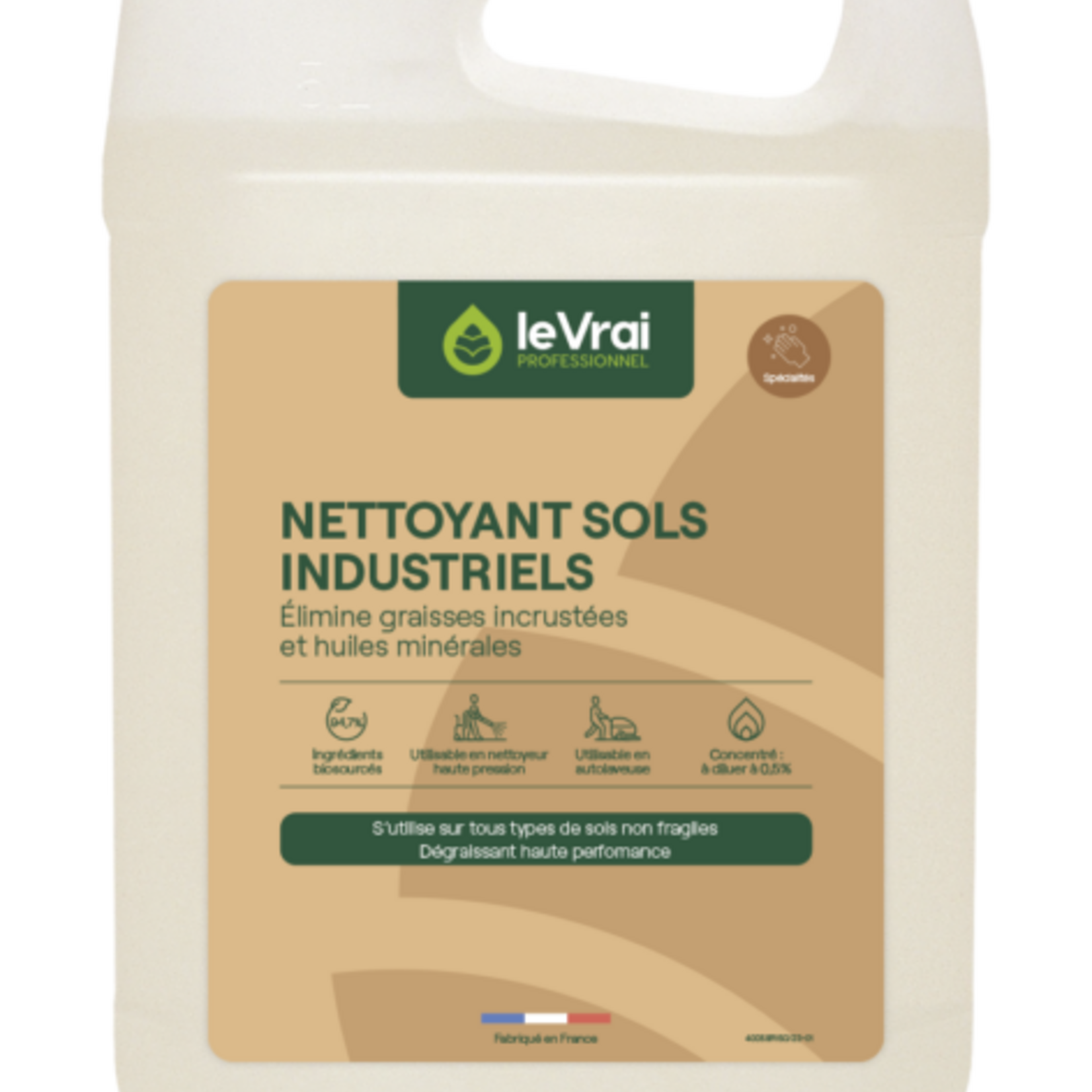 Le vrai professionnel Nettoyant sols industriels 5L