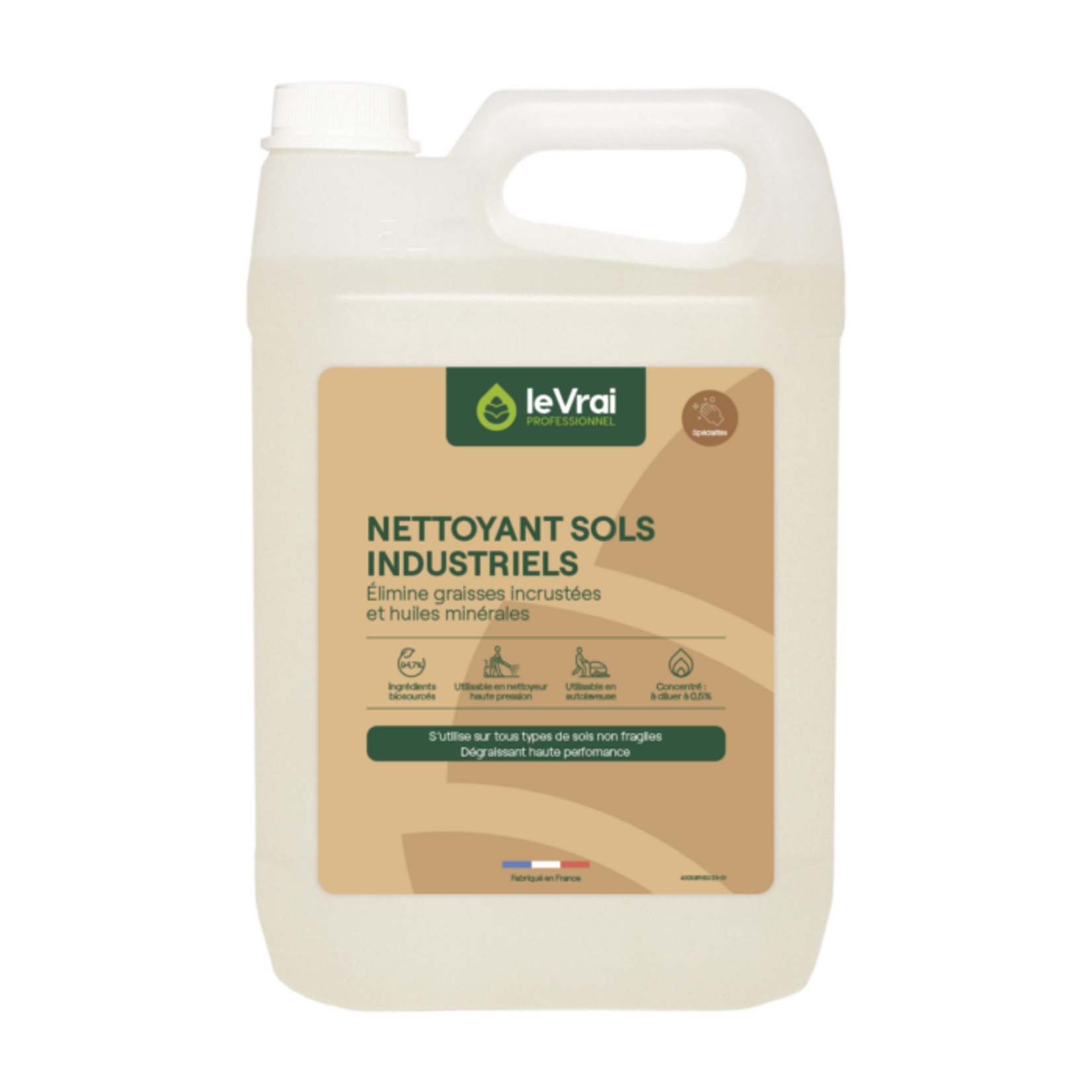 Le vrai professionnel Nettoyant sols industriels 5L