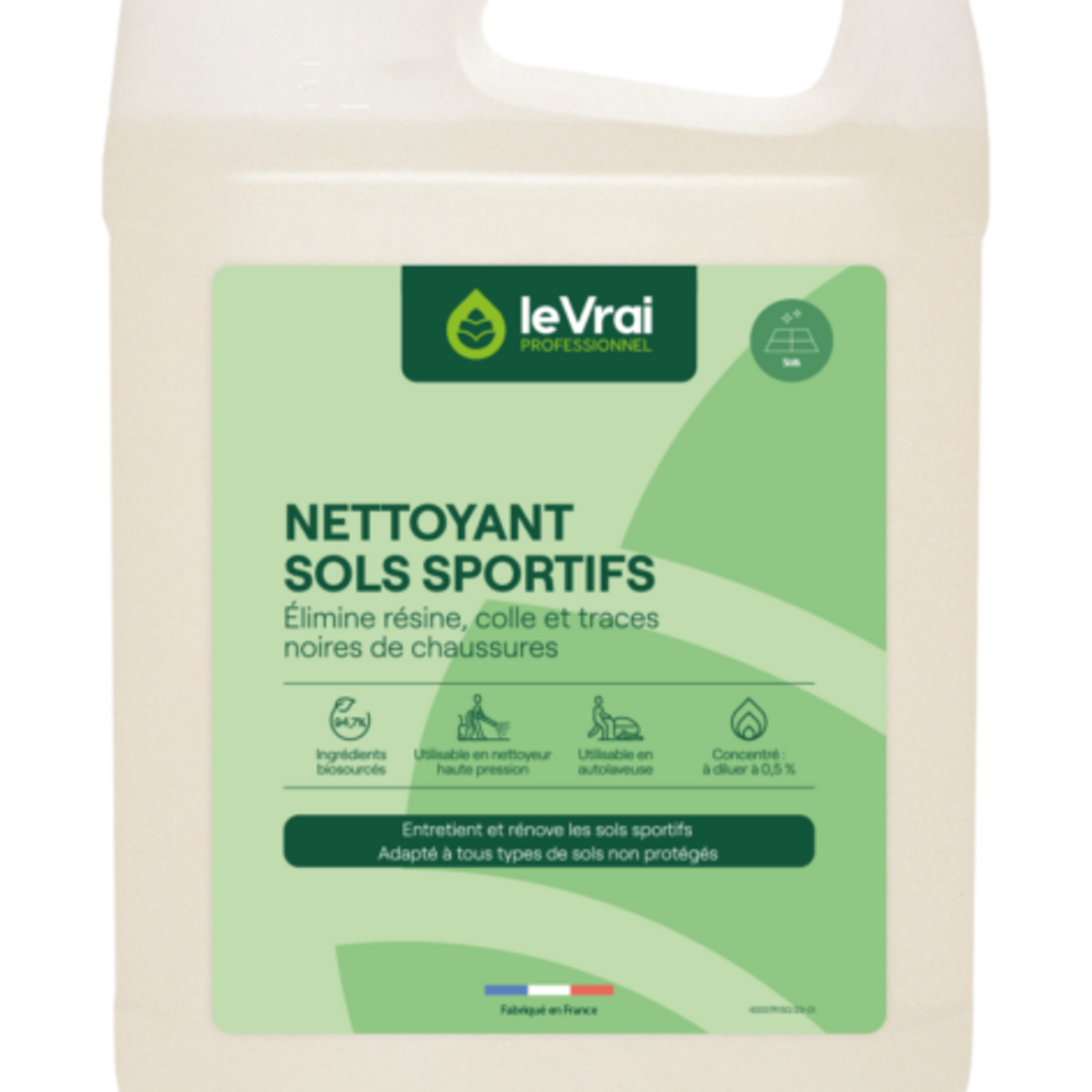 Le vrai professionnel Nettoyant sols sportifs 5L