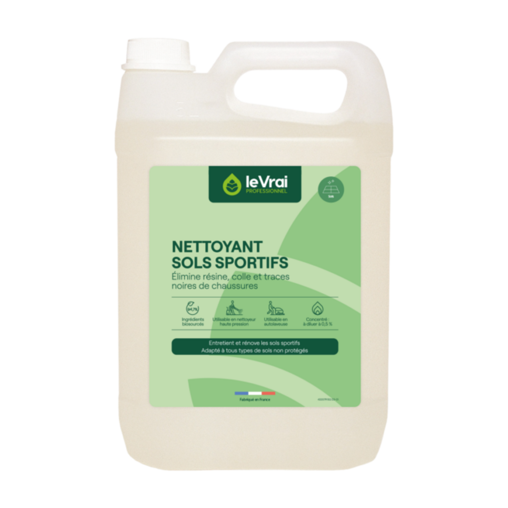 Le vrai professionnel Nettoyant sols sportifs 5L