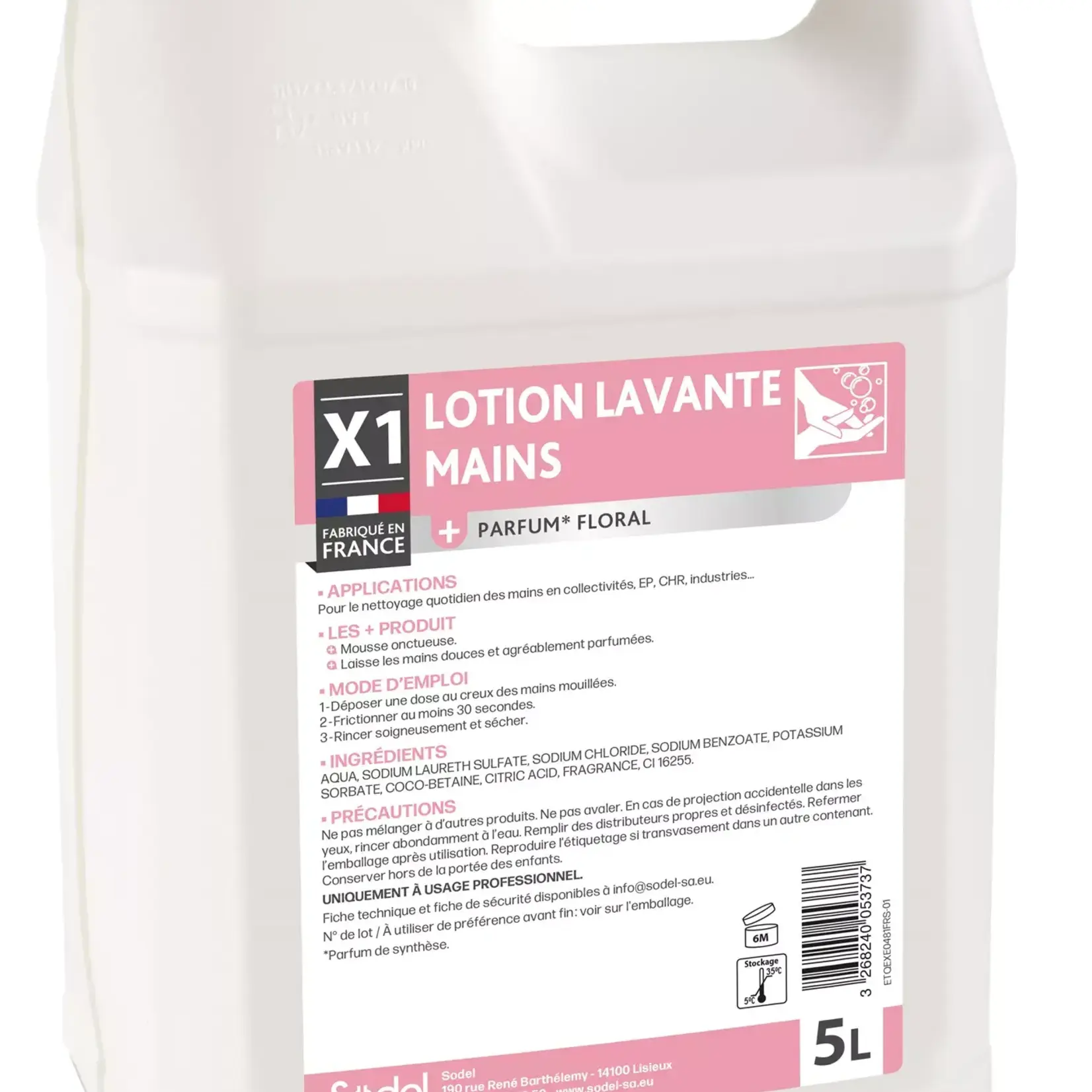 Exeol Lotion lavante mains 5L - X1
