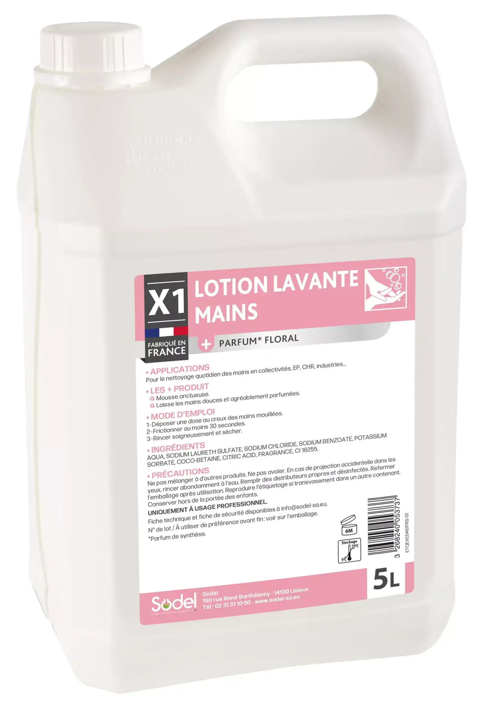 Exeol Lotion lavante mains 5L