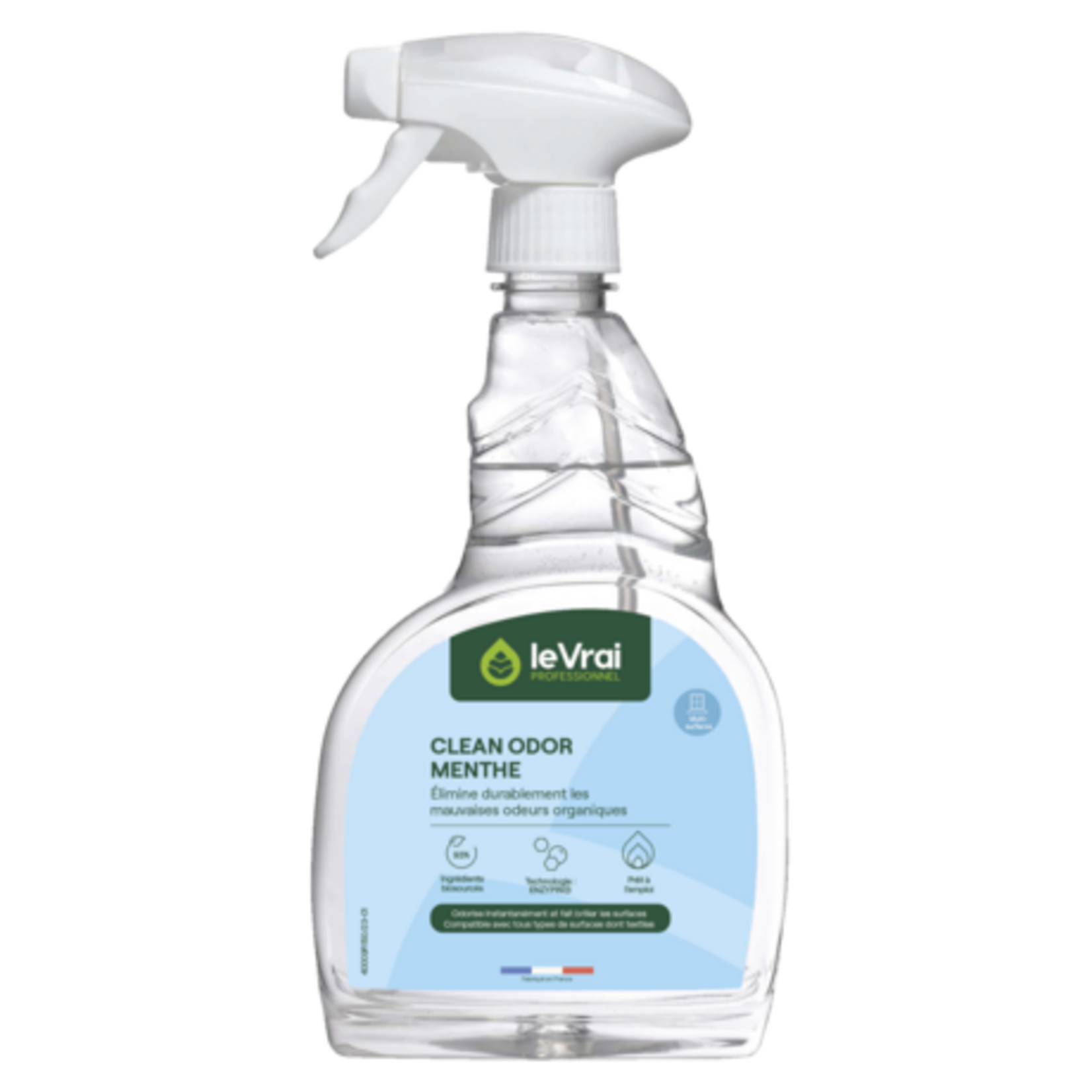 Le vrai professionnel Clean odor menthe 750 ML
