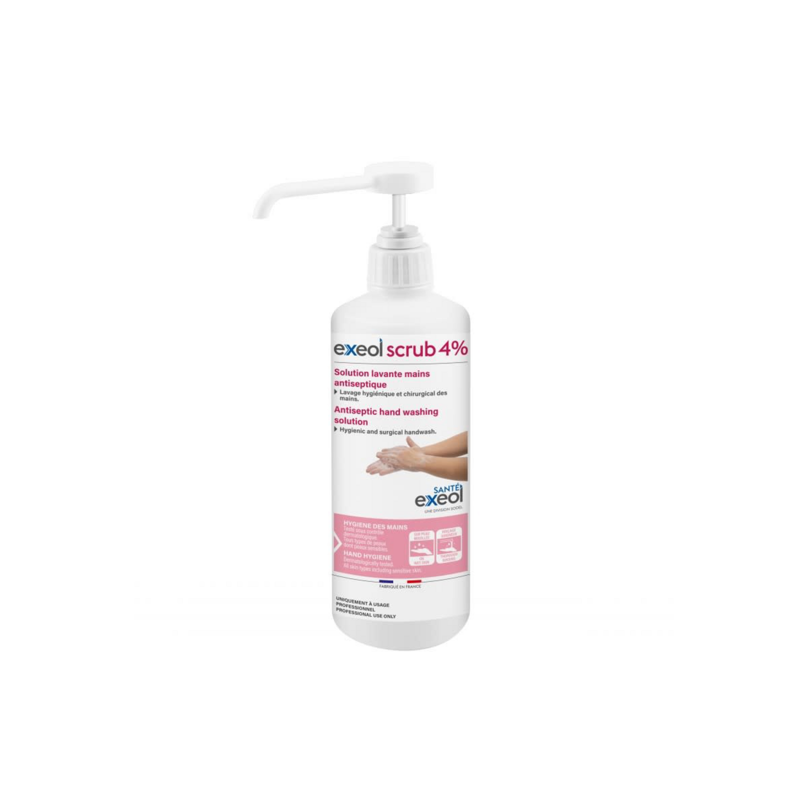Exeol Lotion lavante mains antiseptique pompe 500ML