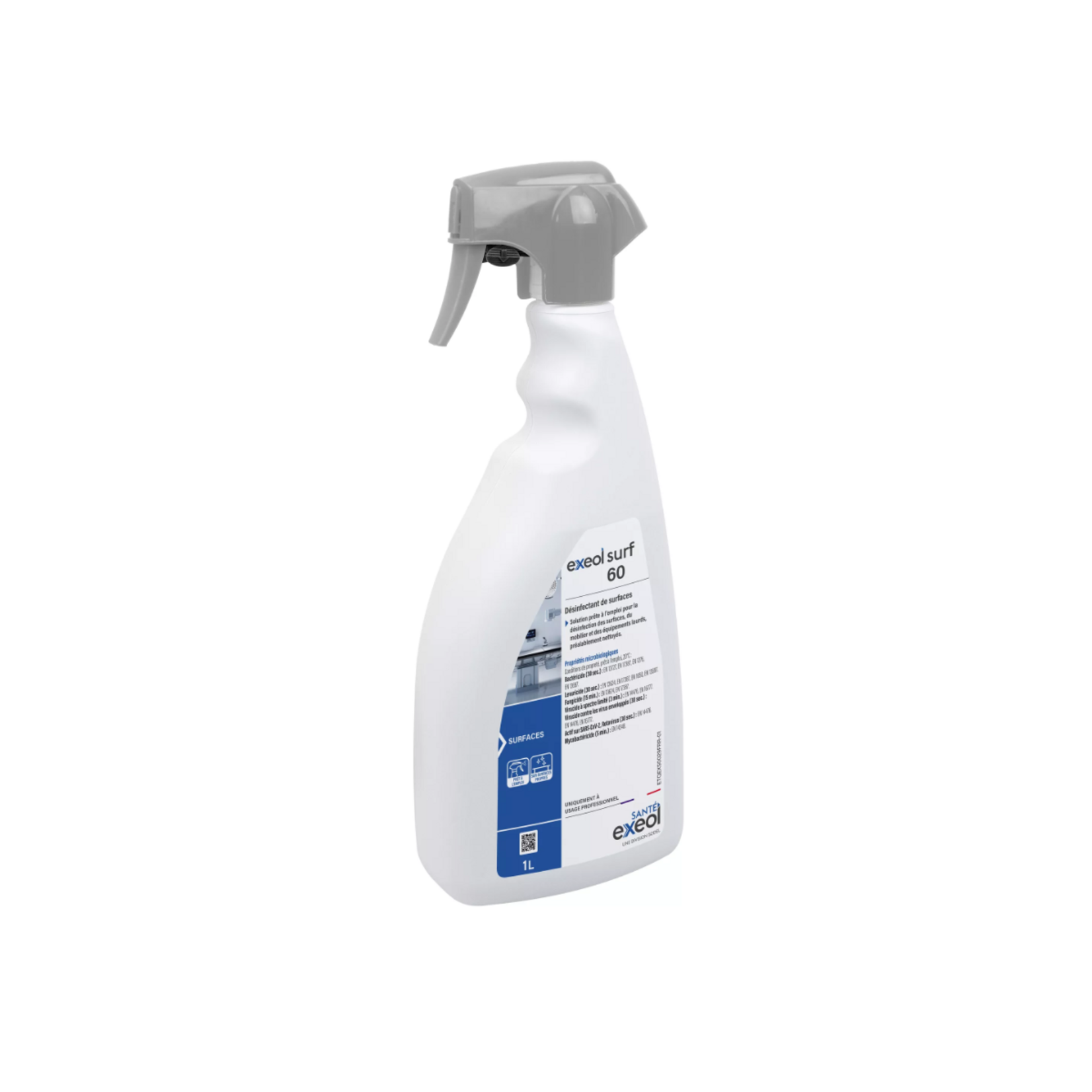 Exeol Nettoyant désinfectant de surfaces 1L - SURF 60