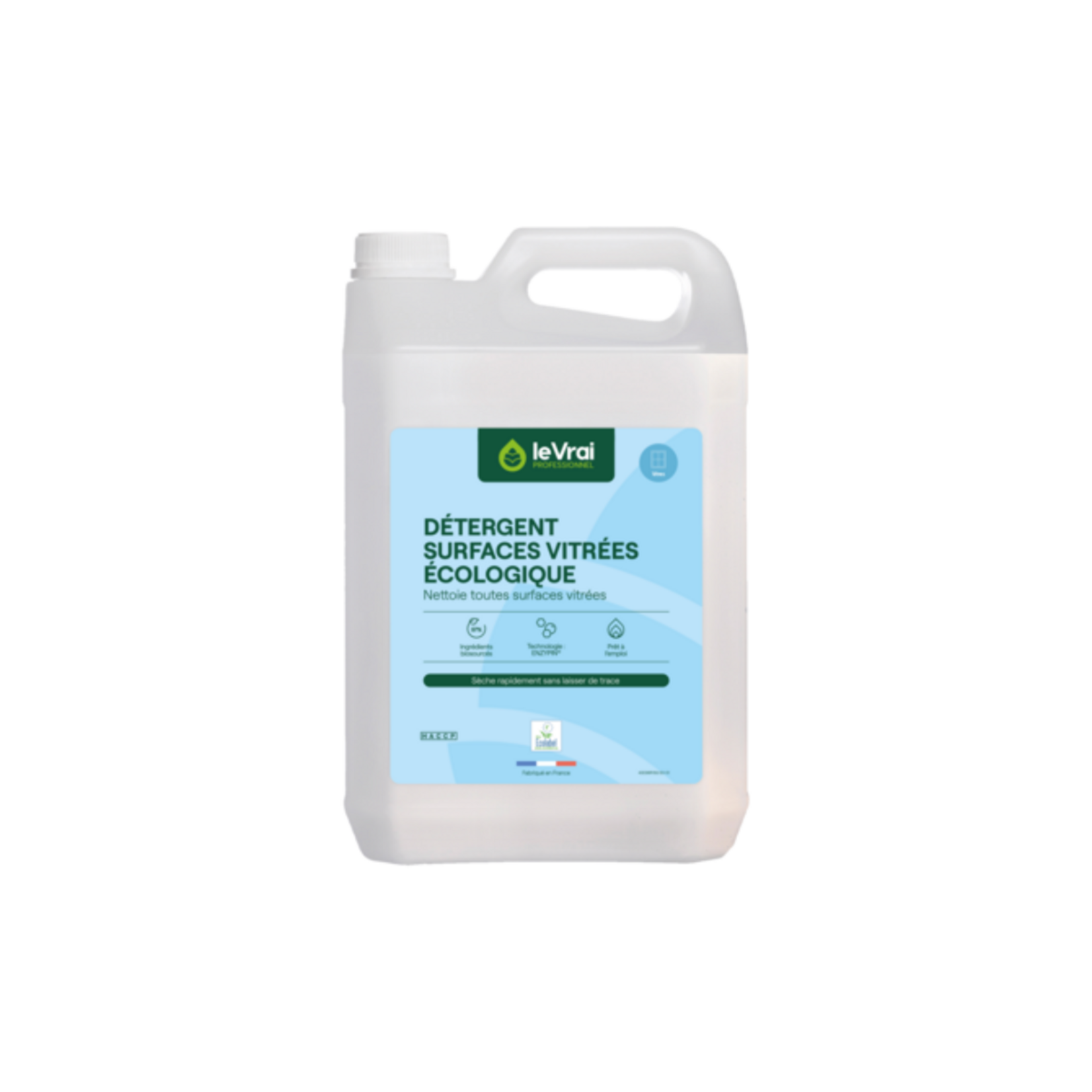 Le vrai professionnel Détergent surfaces vitrées écologique 5L