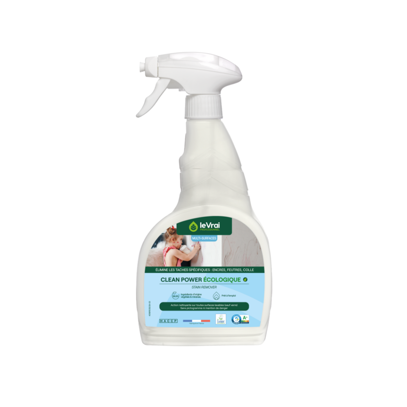 Le vrai professionnel Clean power écologique 750 ML
