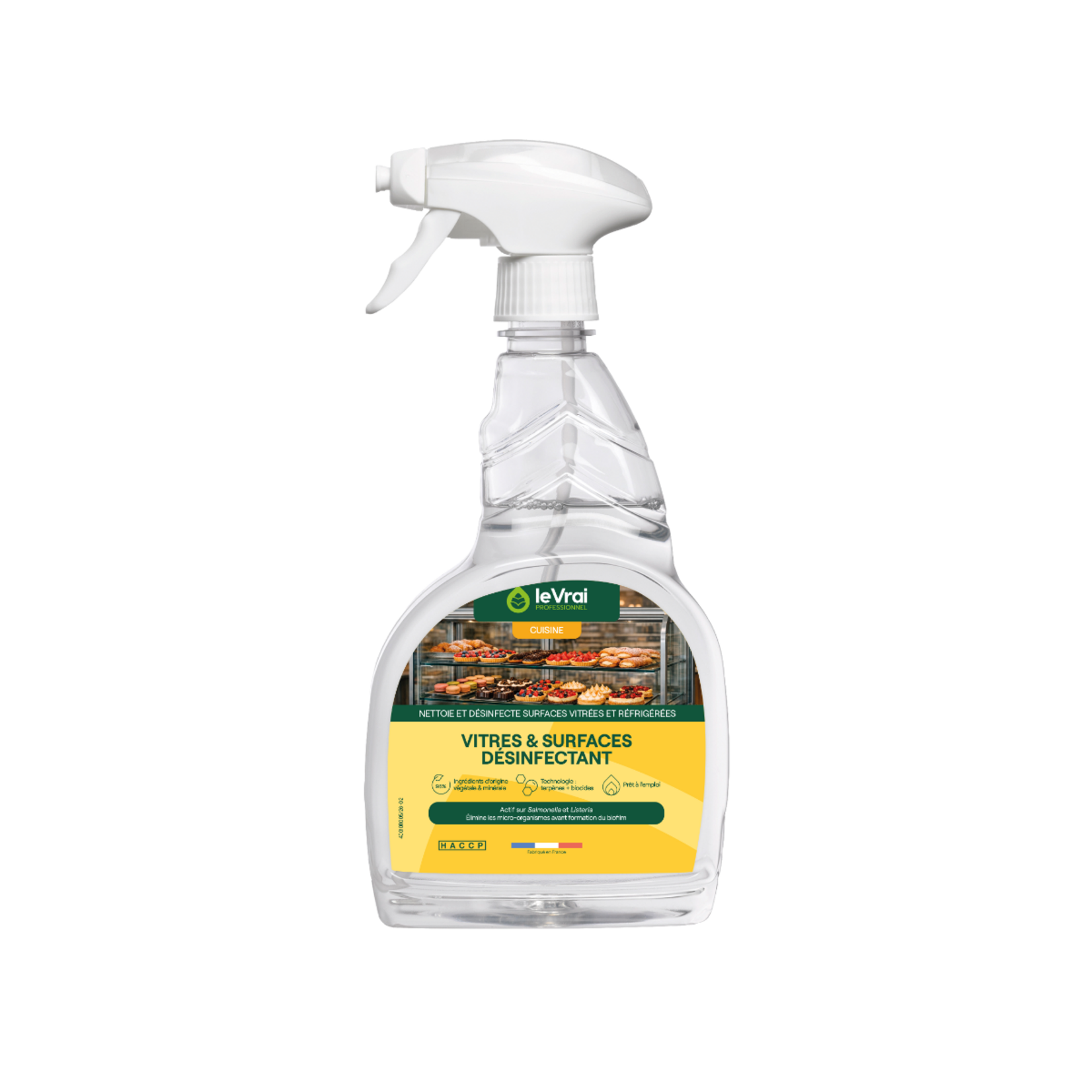 Le vrai professionnel Vitres et surfaces désinfectant 750 ML