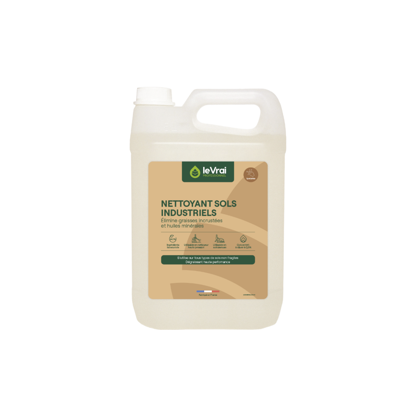 Le vrai professionnel Nettoyant sols industriels 5L