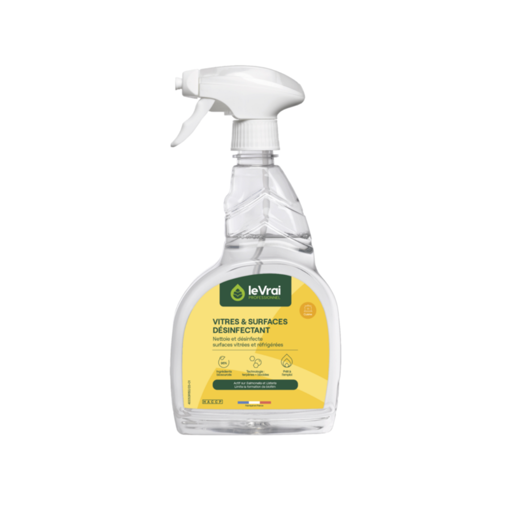 Le vrai professionnel Vitres et surfaces désinfectant 750 ML