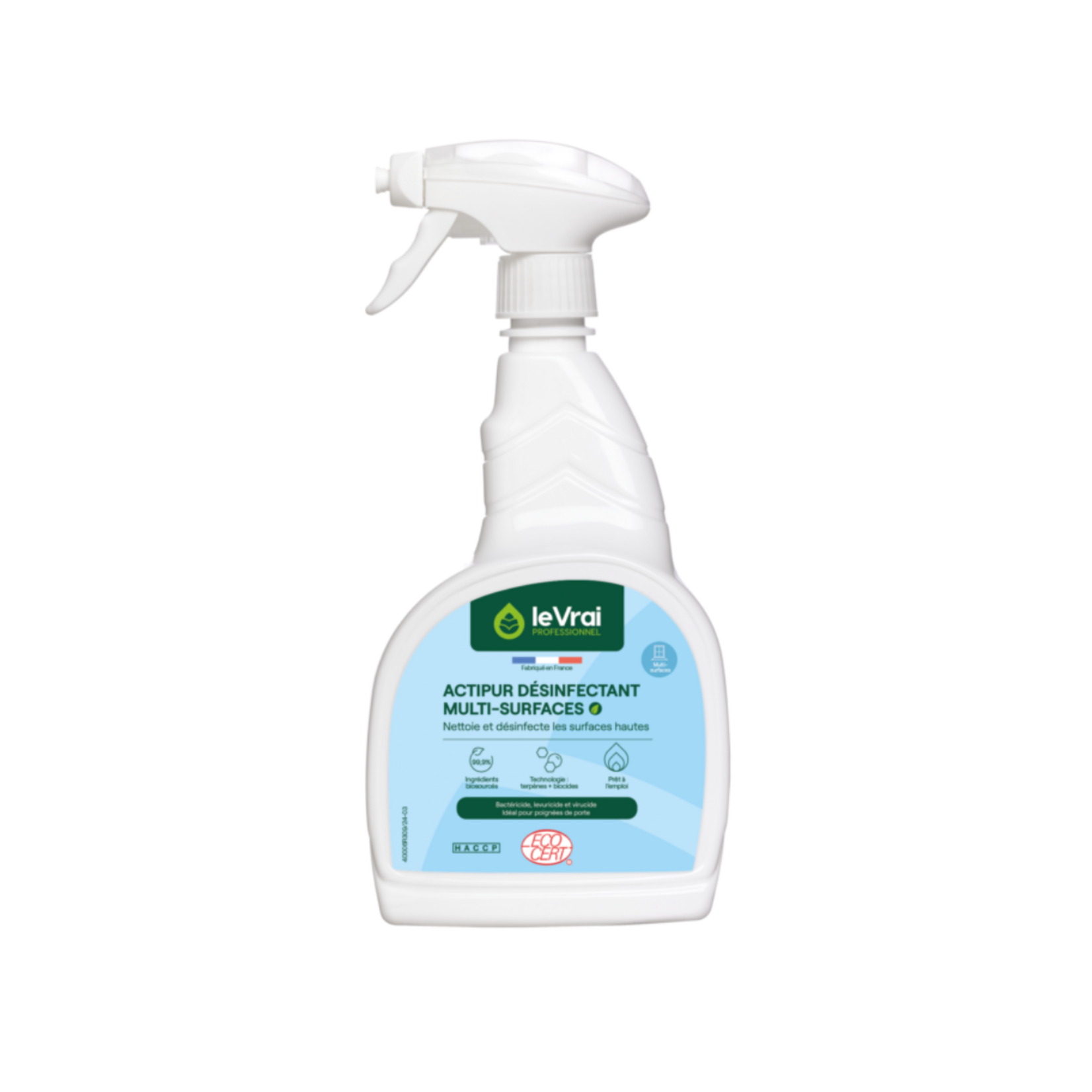 Le vrai professionnel Actipur désinfectant multisurfaces PAE 750 ML