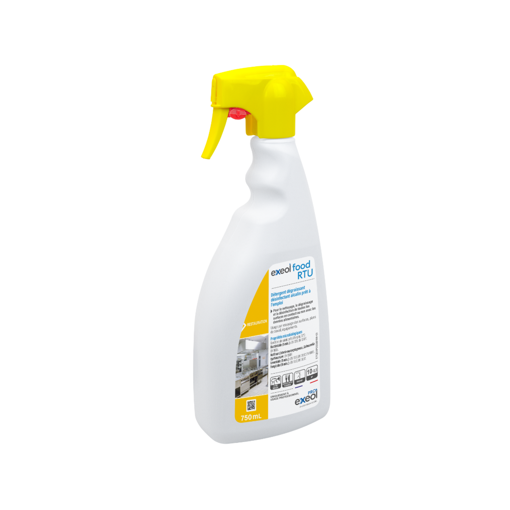 Exeol Détergent dégraissant désinfectant alcalin PAE 750ML