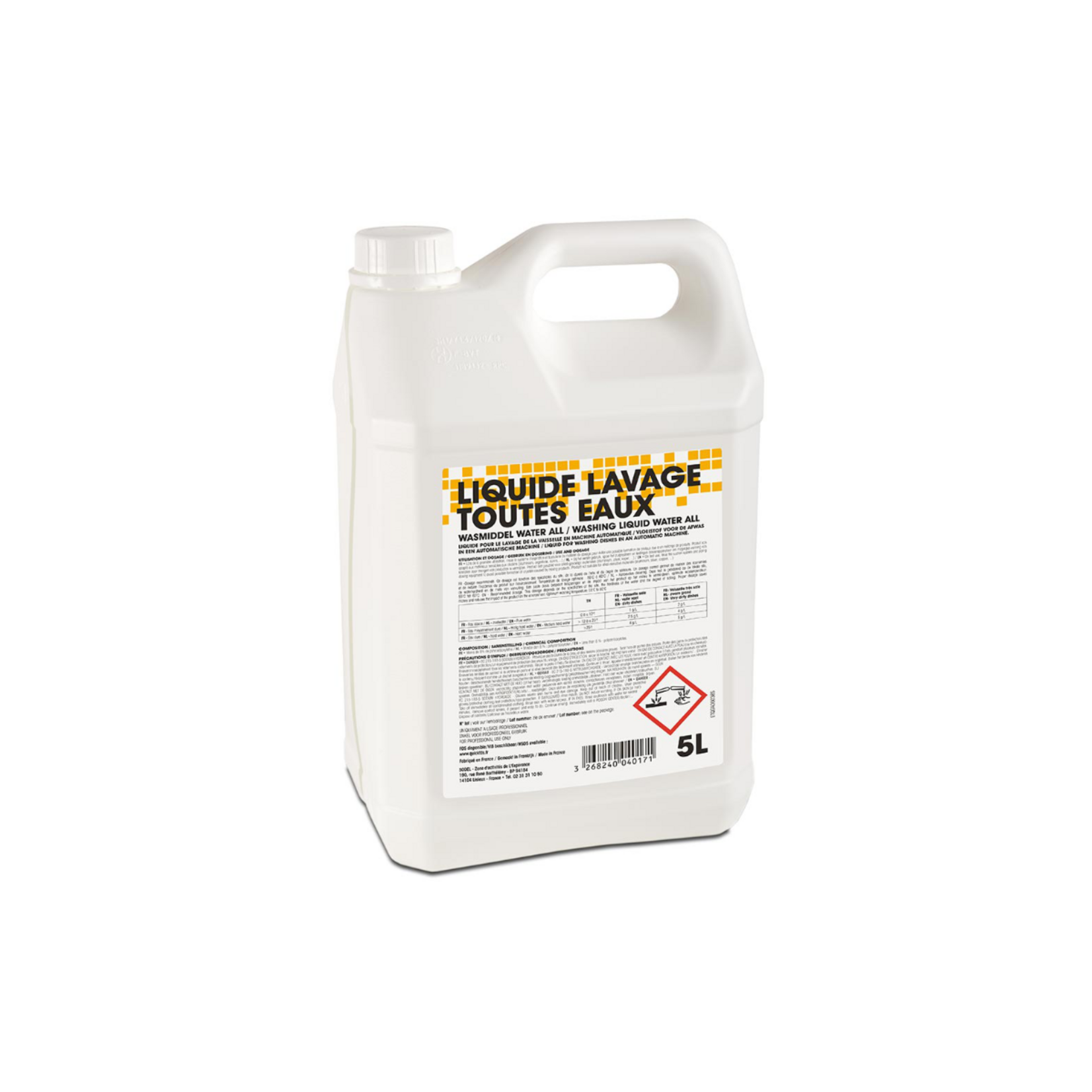 Exeol Liquide lavage machine toutes eaux 5L GAO