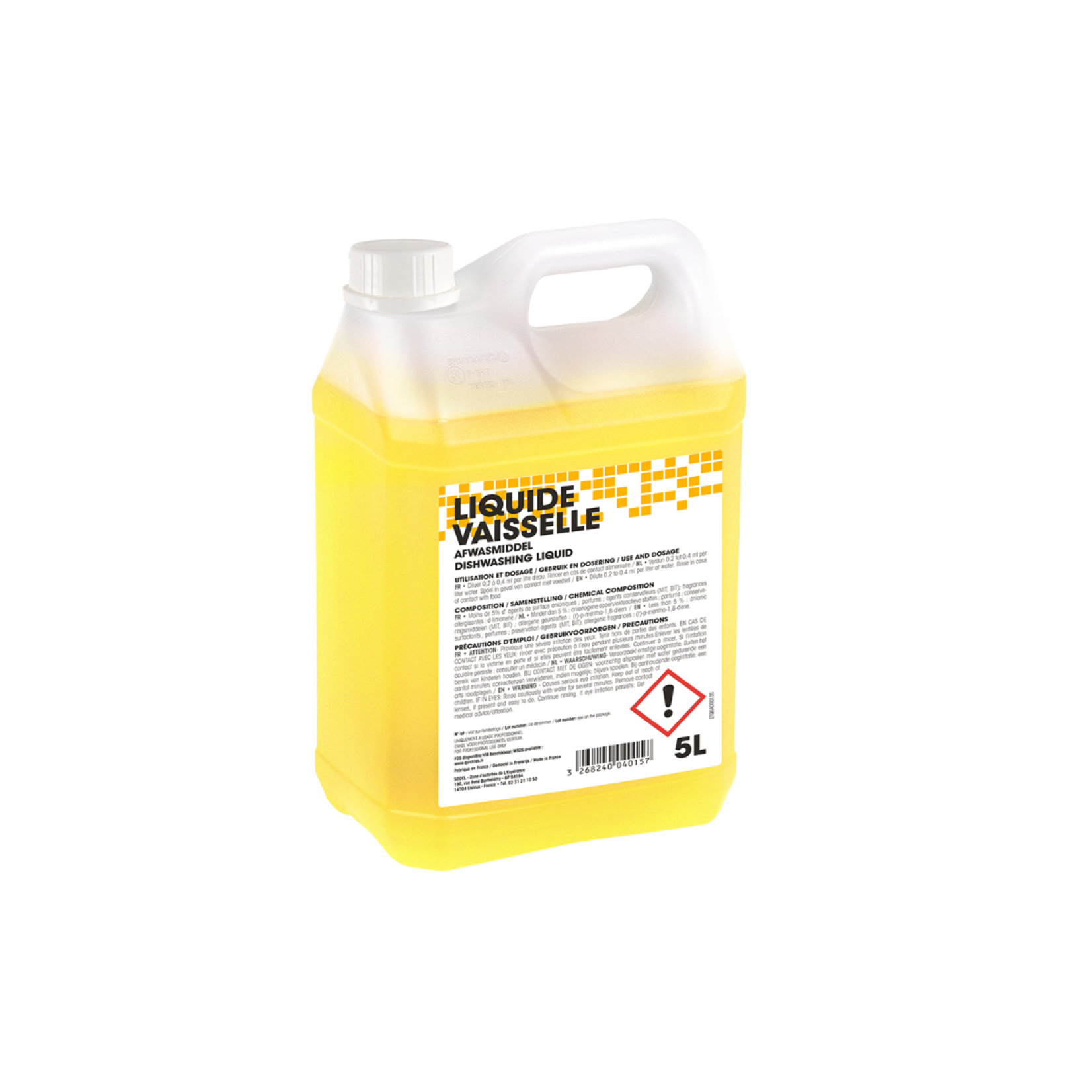 Exeol Liquide vaisselle 5L GAO