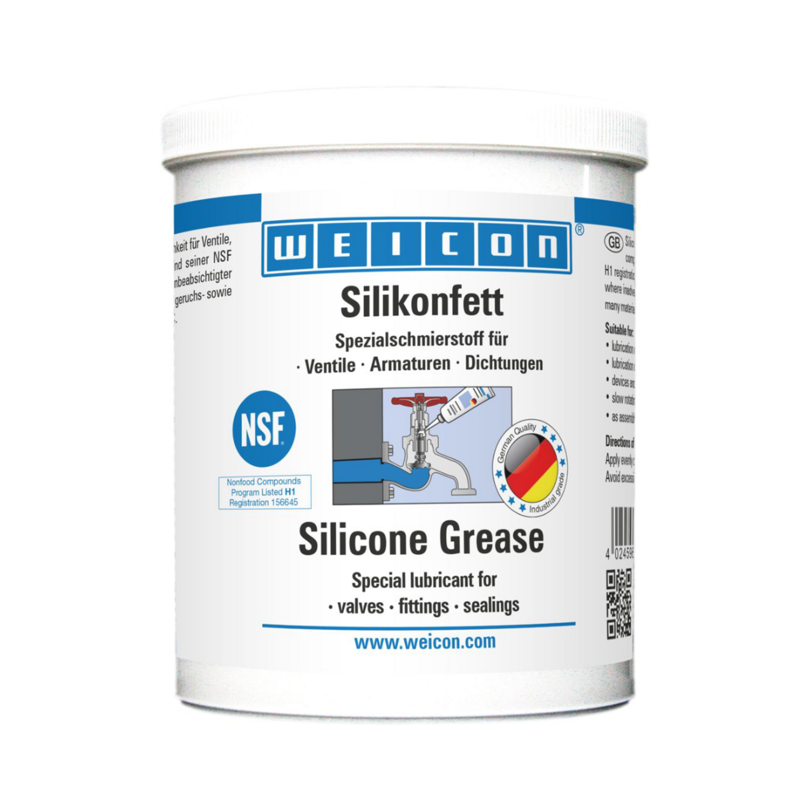 Weicon Graisse de silicone WEICON 450 g NFS