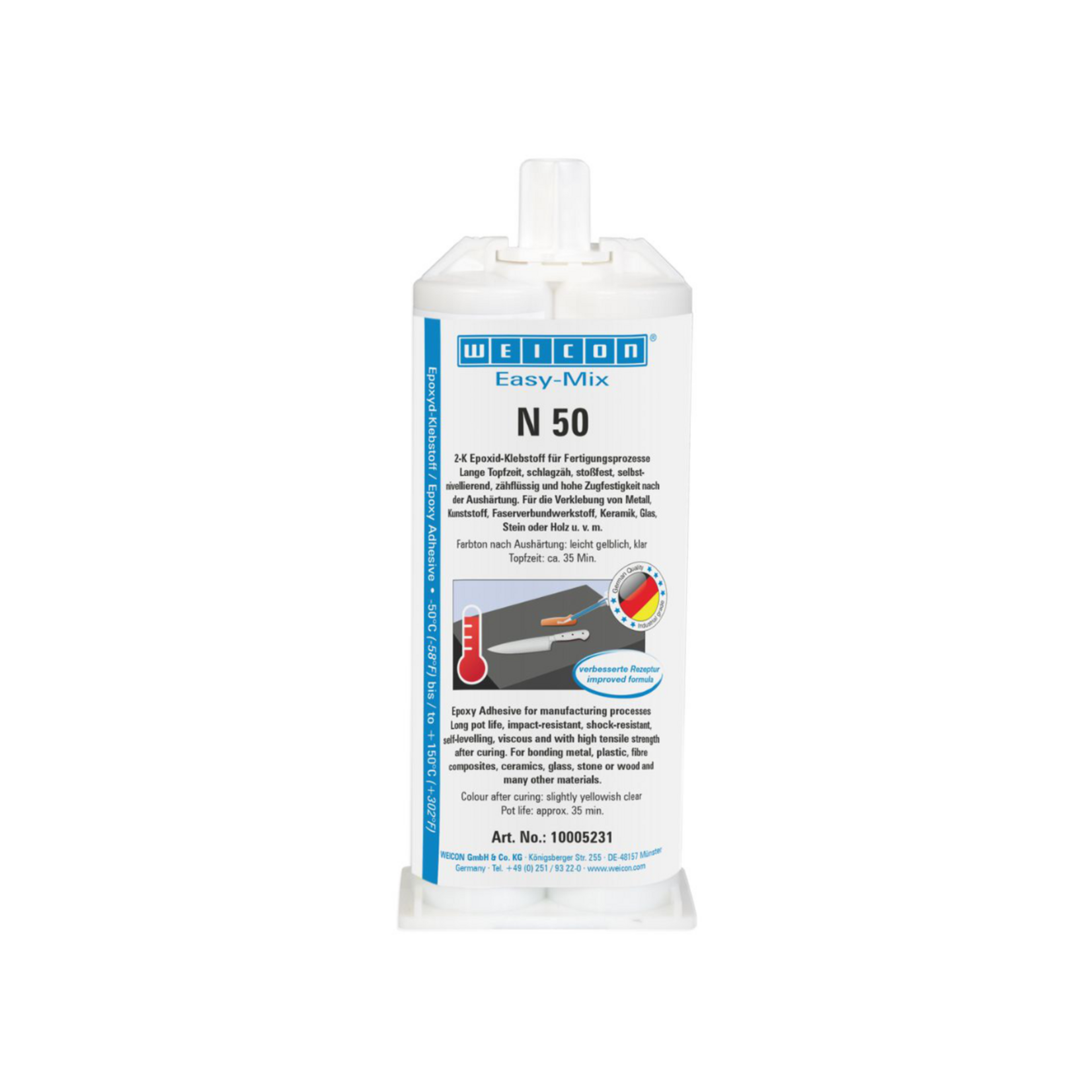 Weicon Colle époxy Easy-Mix N 50 WEICON 50 ml