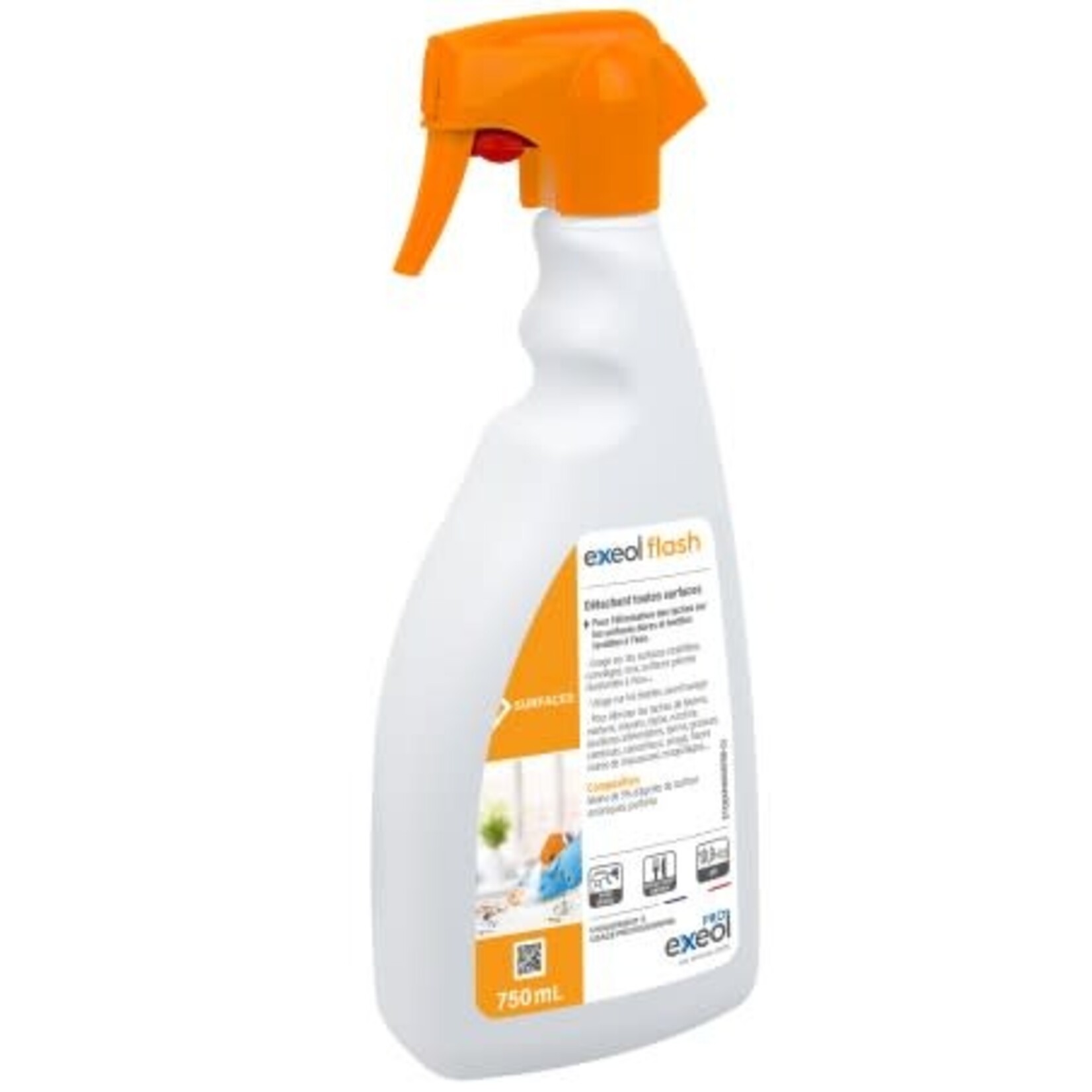 Exeol Détachant toutes surfaces Flash PAE 750ML