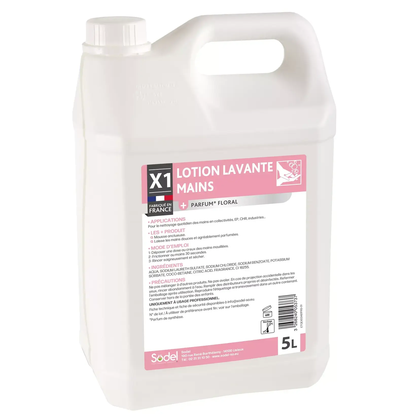 Exeol Lotion lavante mains 5L