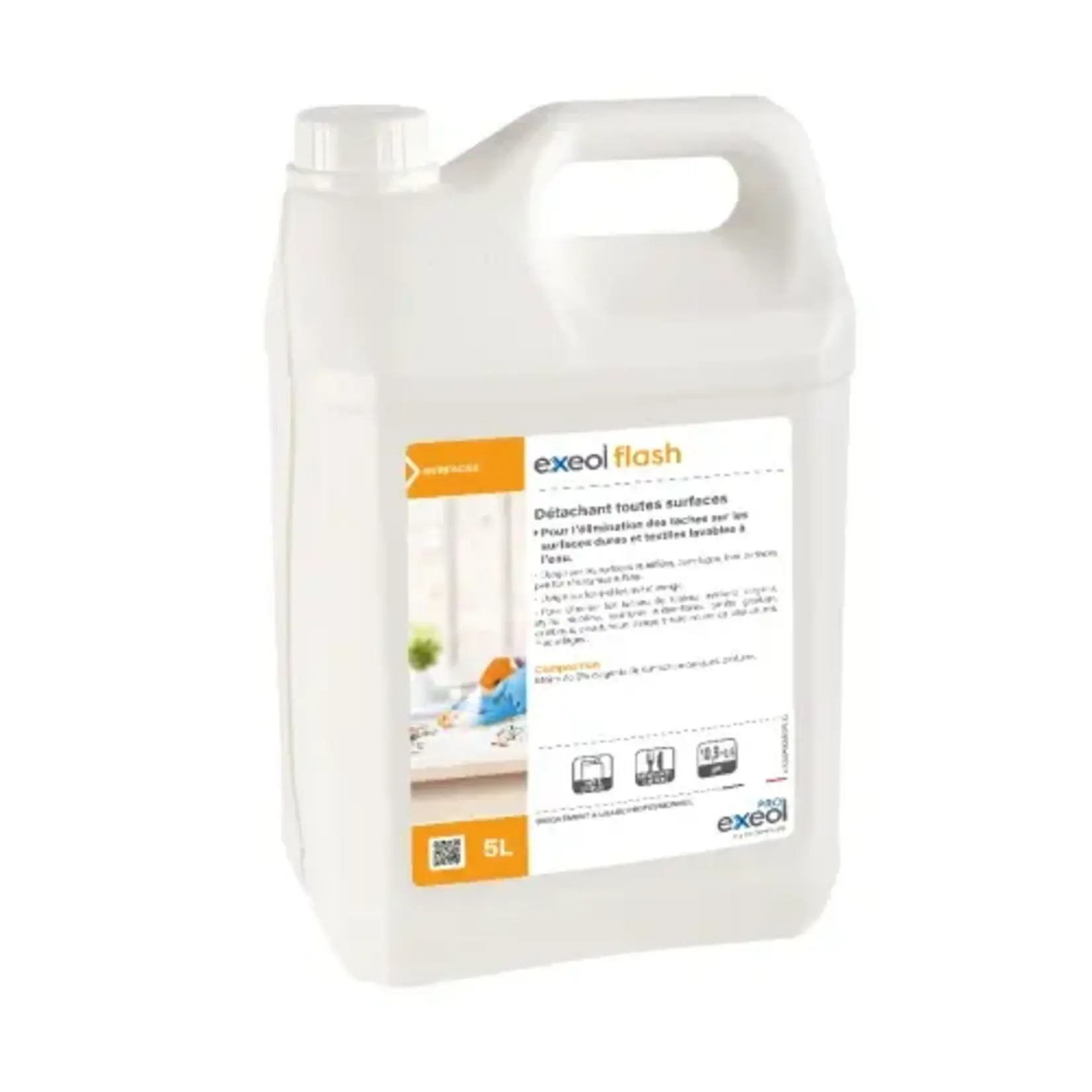 Exeol Détachant toutes surfaces Flash  5L
