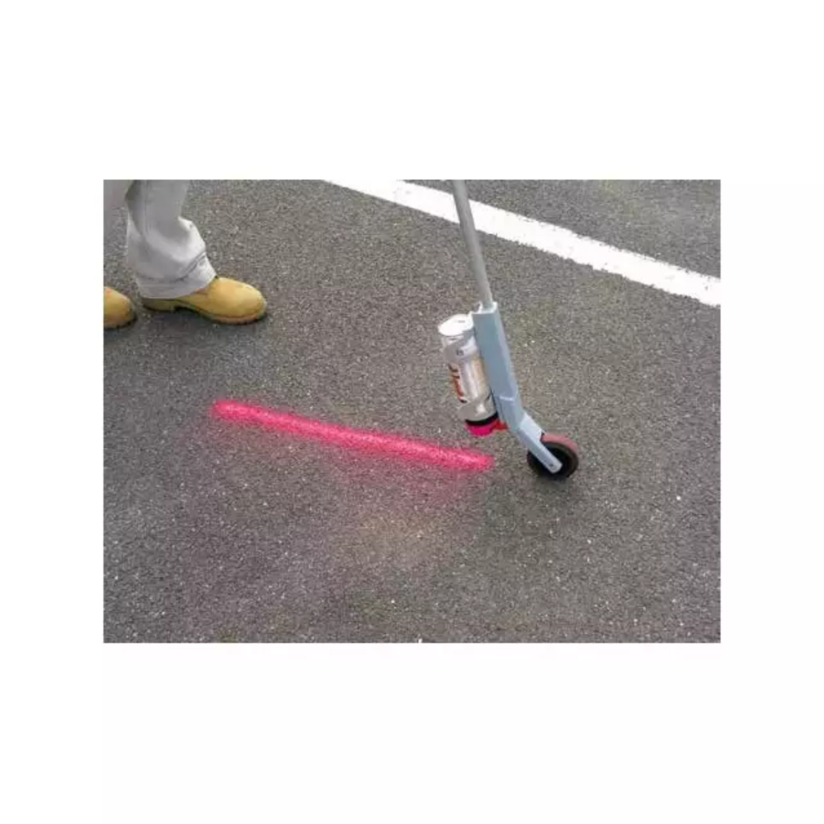 Soppec Canne de marquage au sol plastique, 1 roue