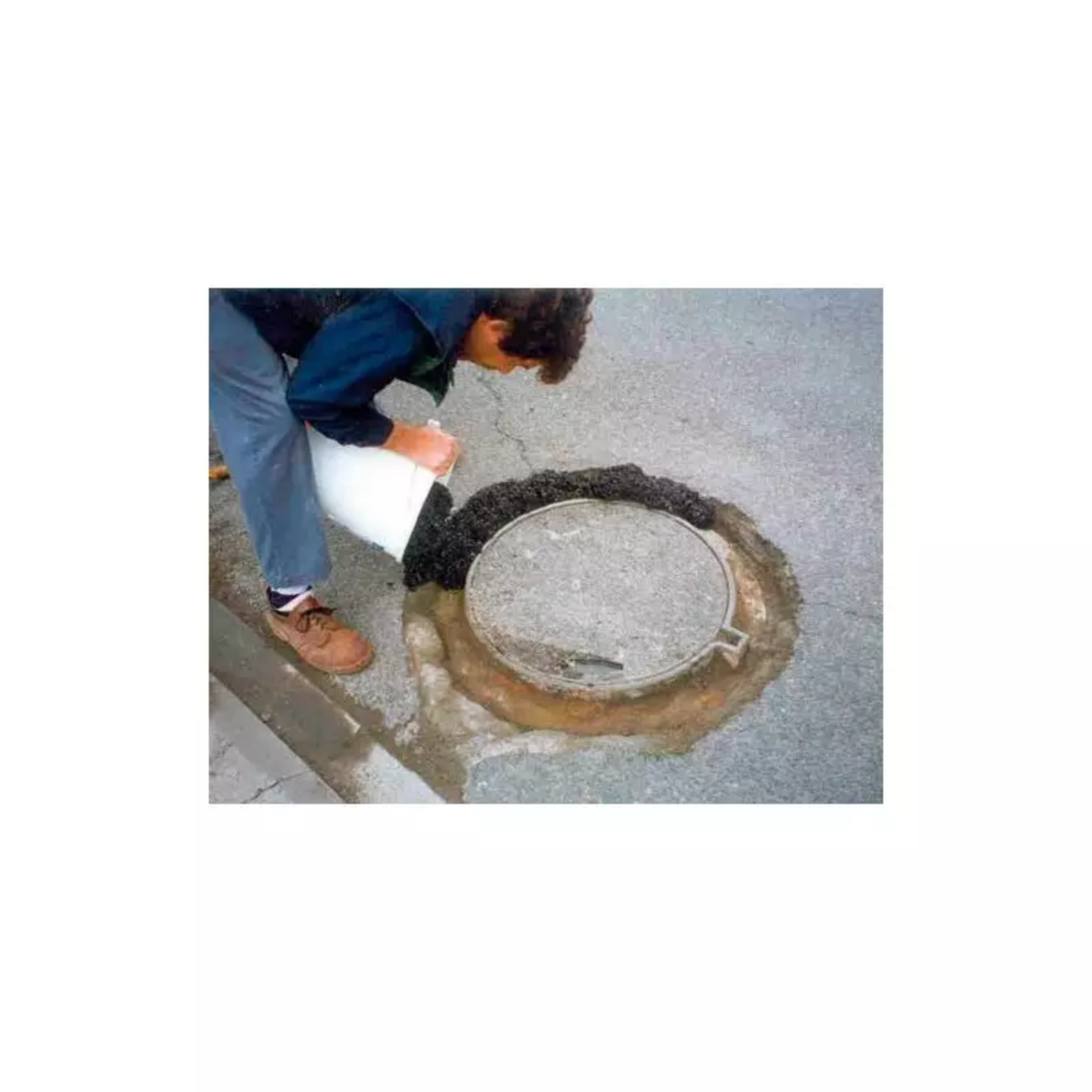 Soppec Enrobé à froid, seau ENROVIT noir 25 kg