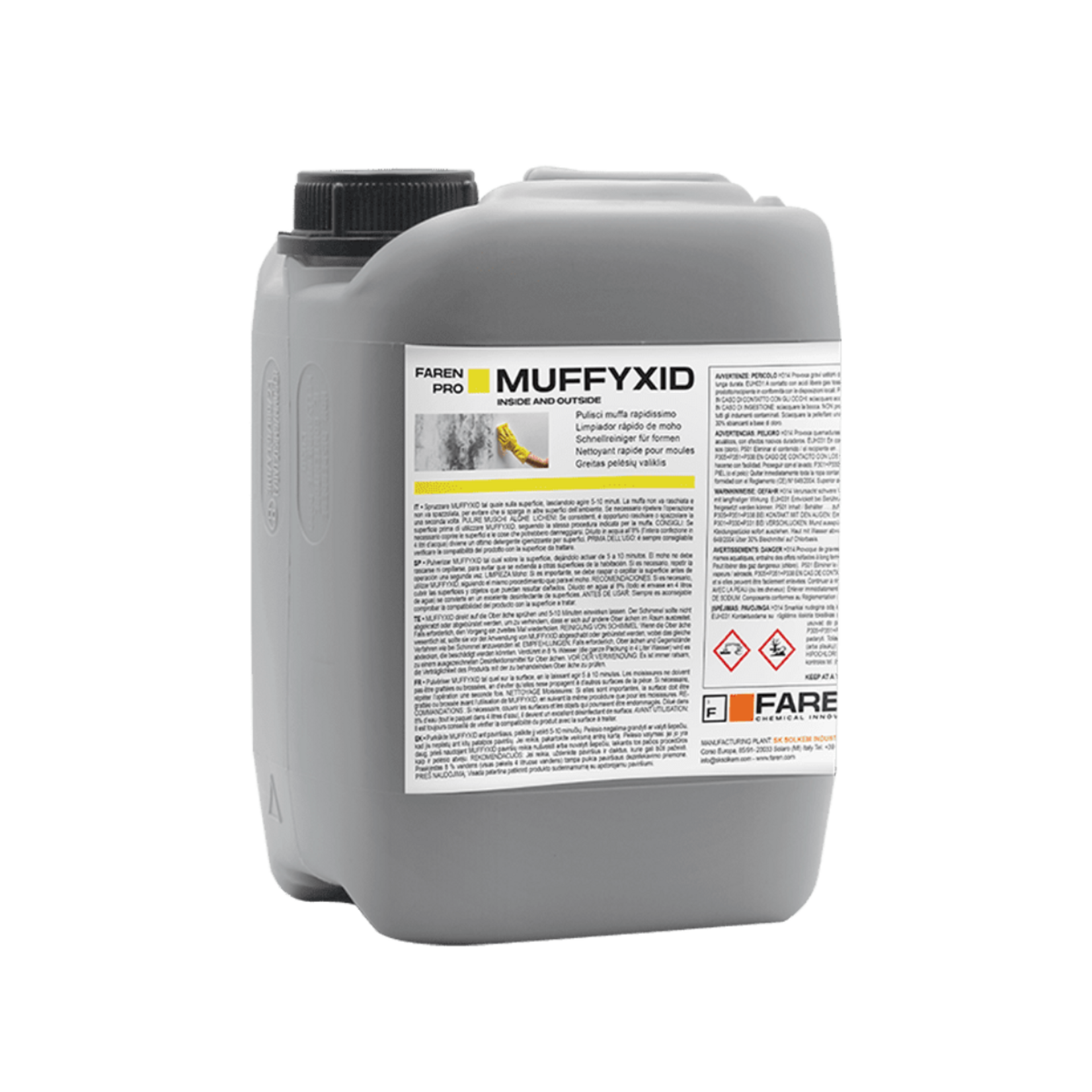 Faren Nettoyant toiture, murs et terrasses MUFFYXID 5 l