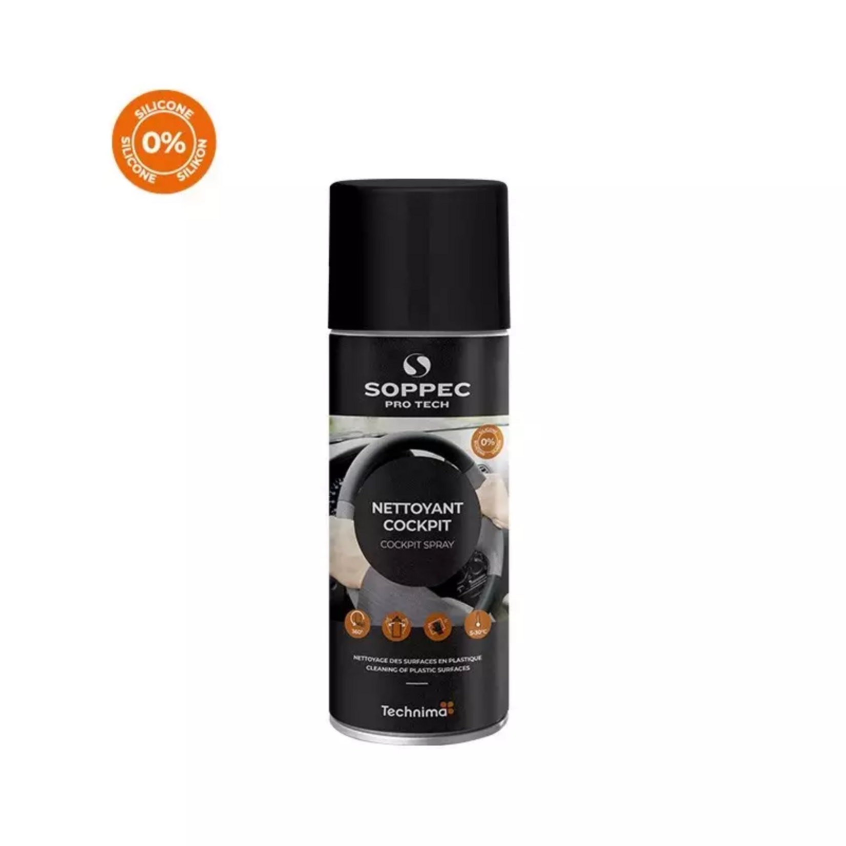 Soppec Protech Nettoyant cockpit, aérosol 400 ml