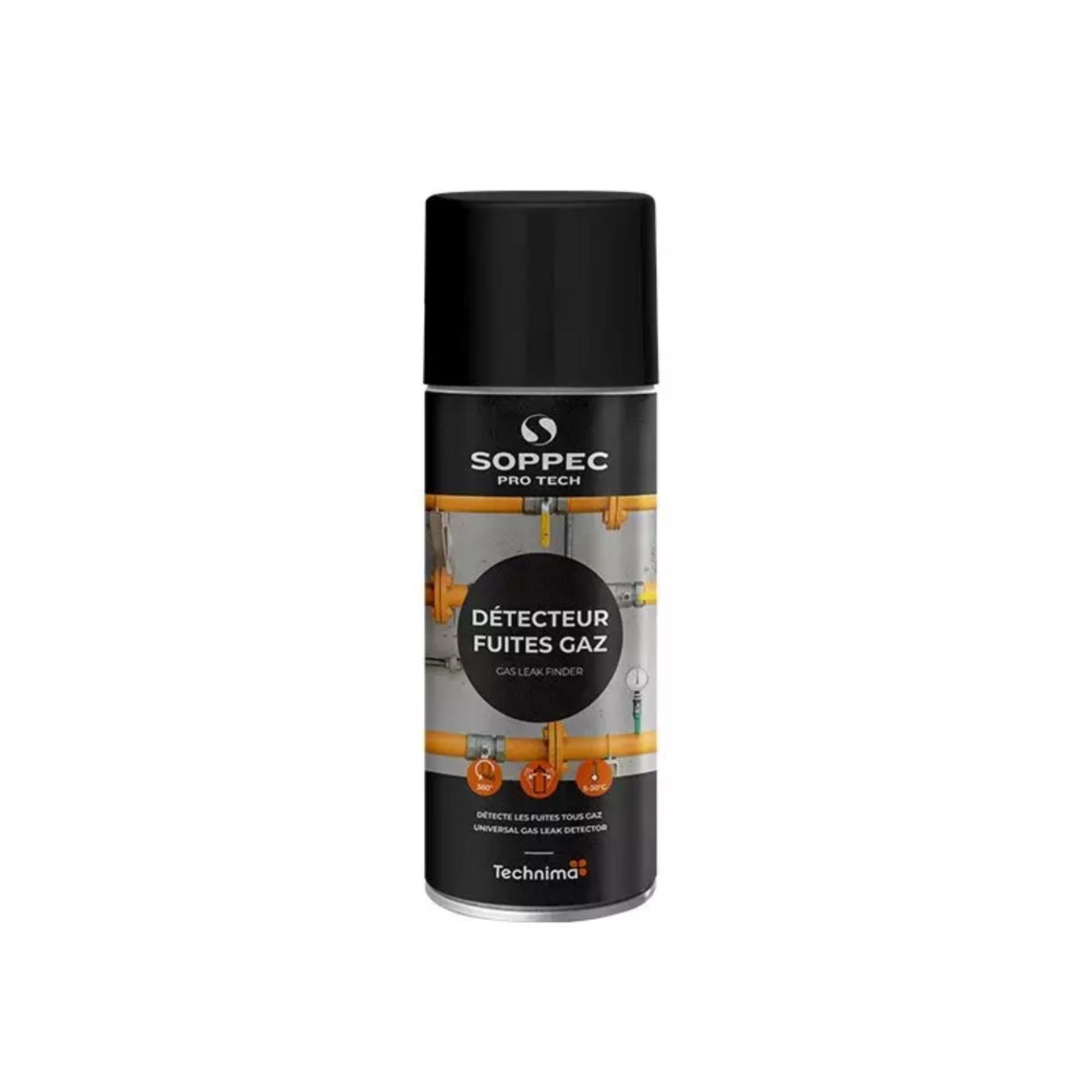 Soppec Protech Détecteur de fuites de gaz, aérosol 400 ml net