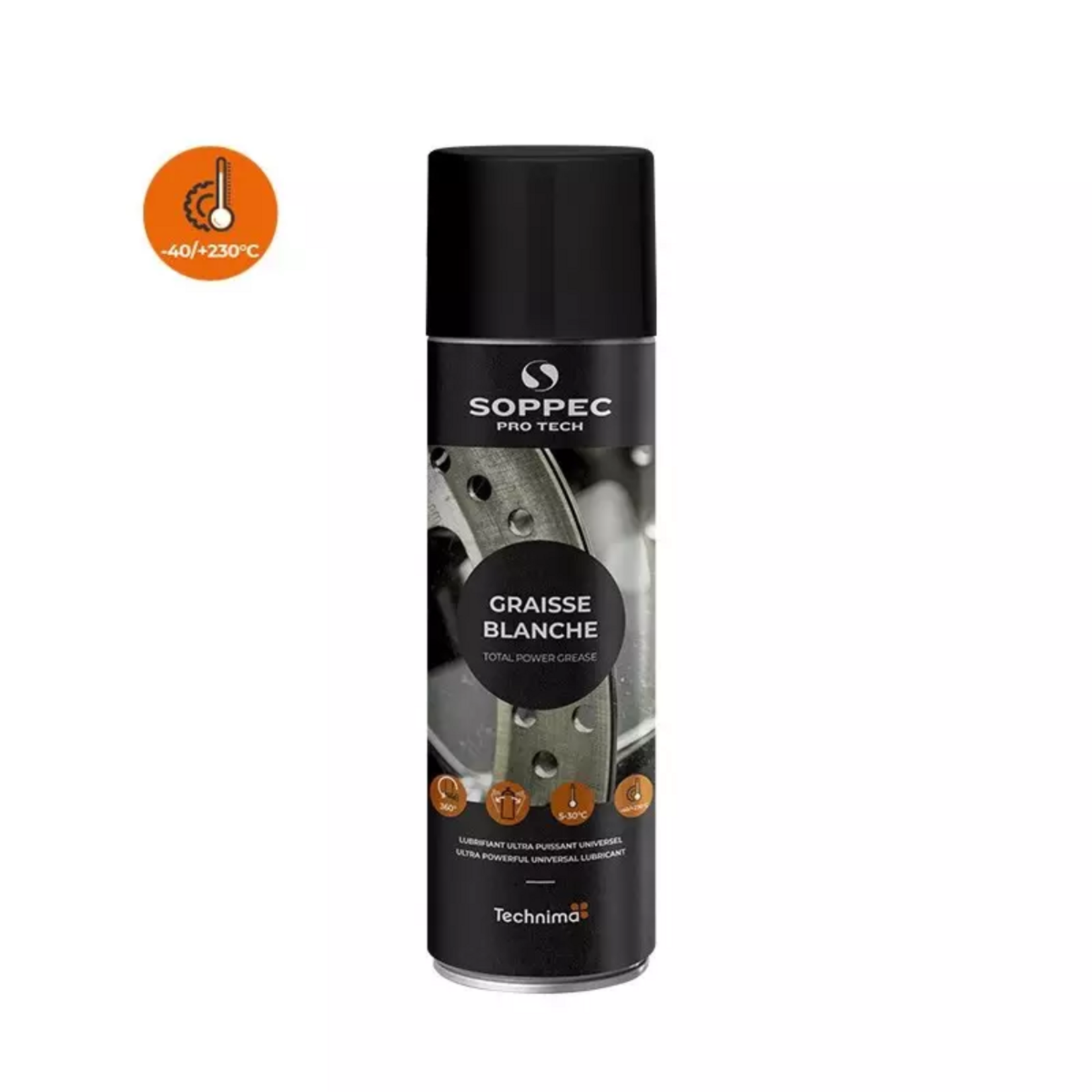 Soppec Protech Graisse blanche, aérosol 500 ml