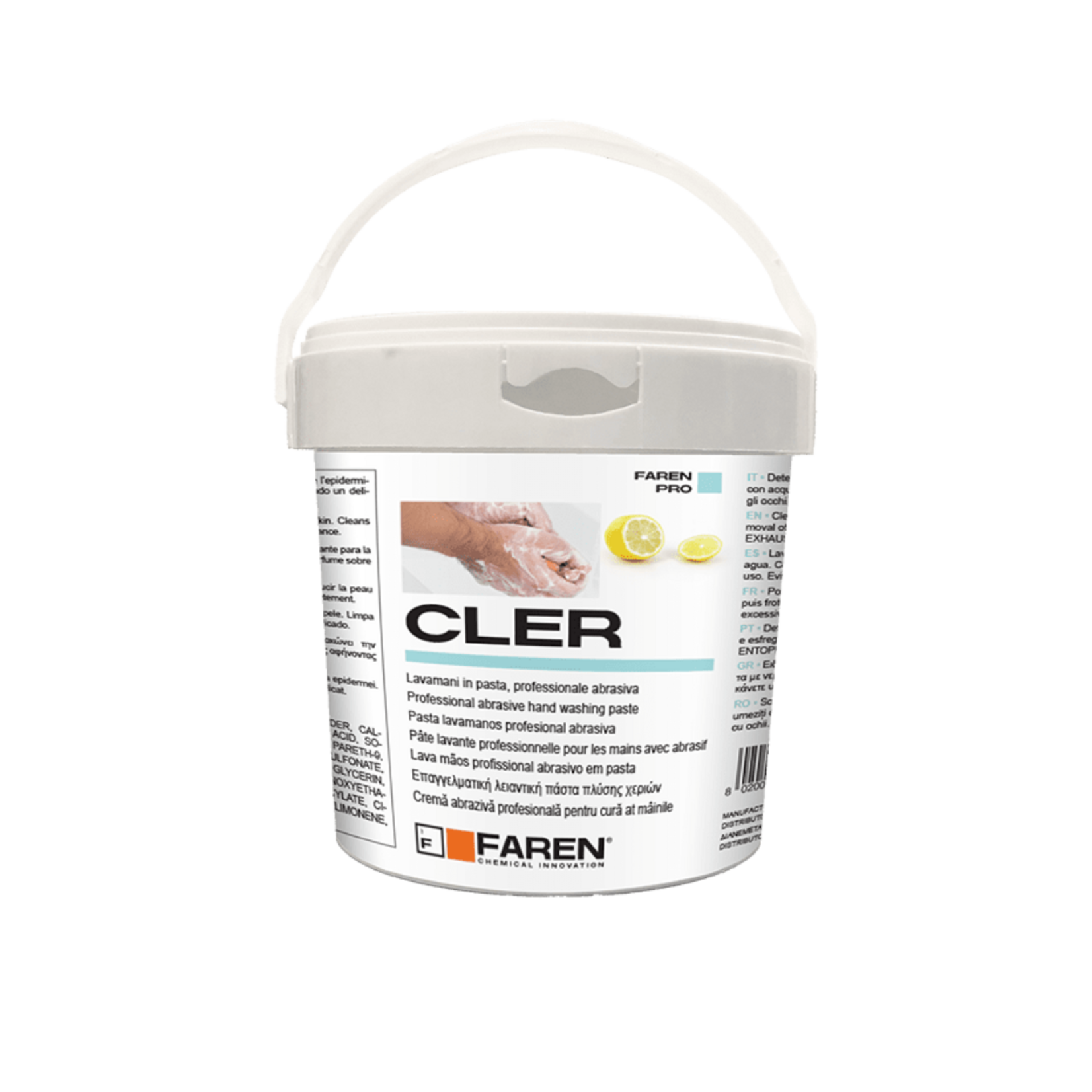 Faren Pâte lavante abrasive pour les mains CLER 1 kg
