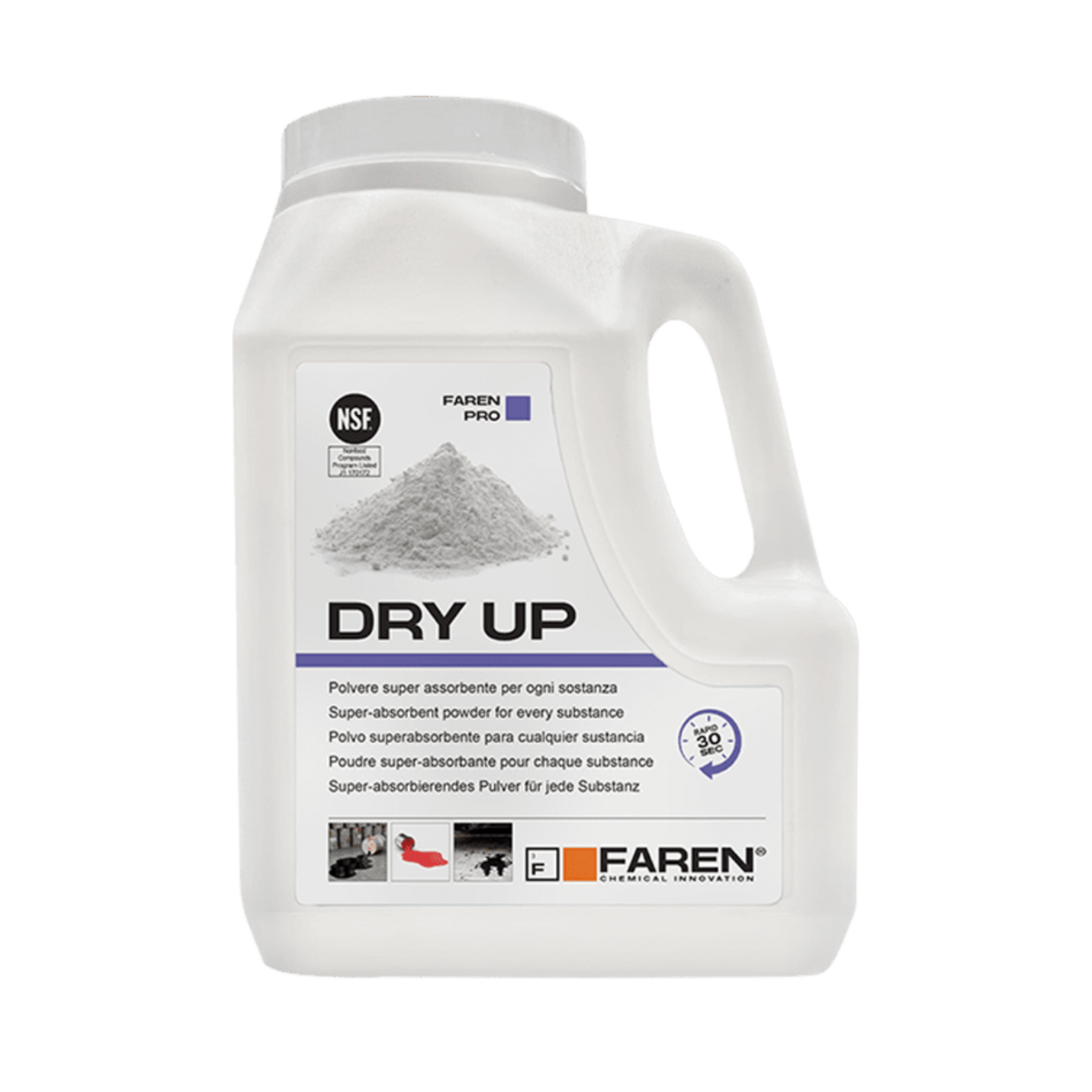 Faren Poudre super-absorbante réutilisable DRY UP 5 kg