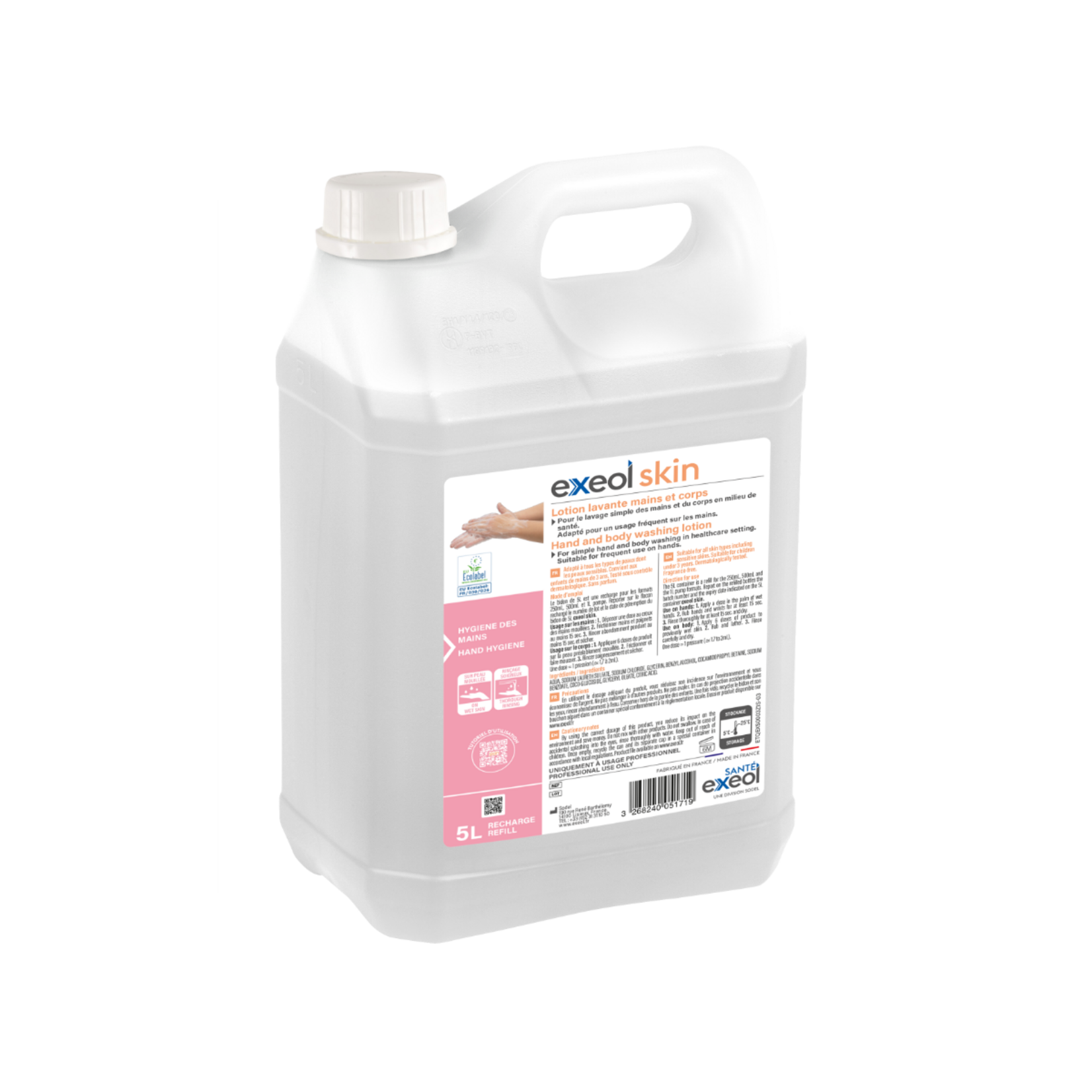 Exeol Savon antiseptique  Ecolabel 5L