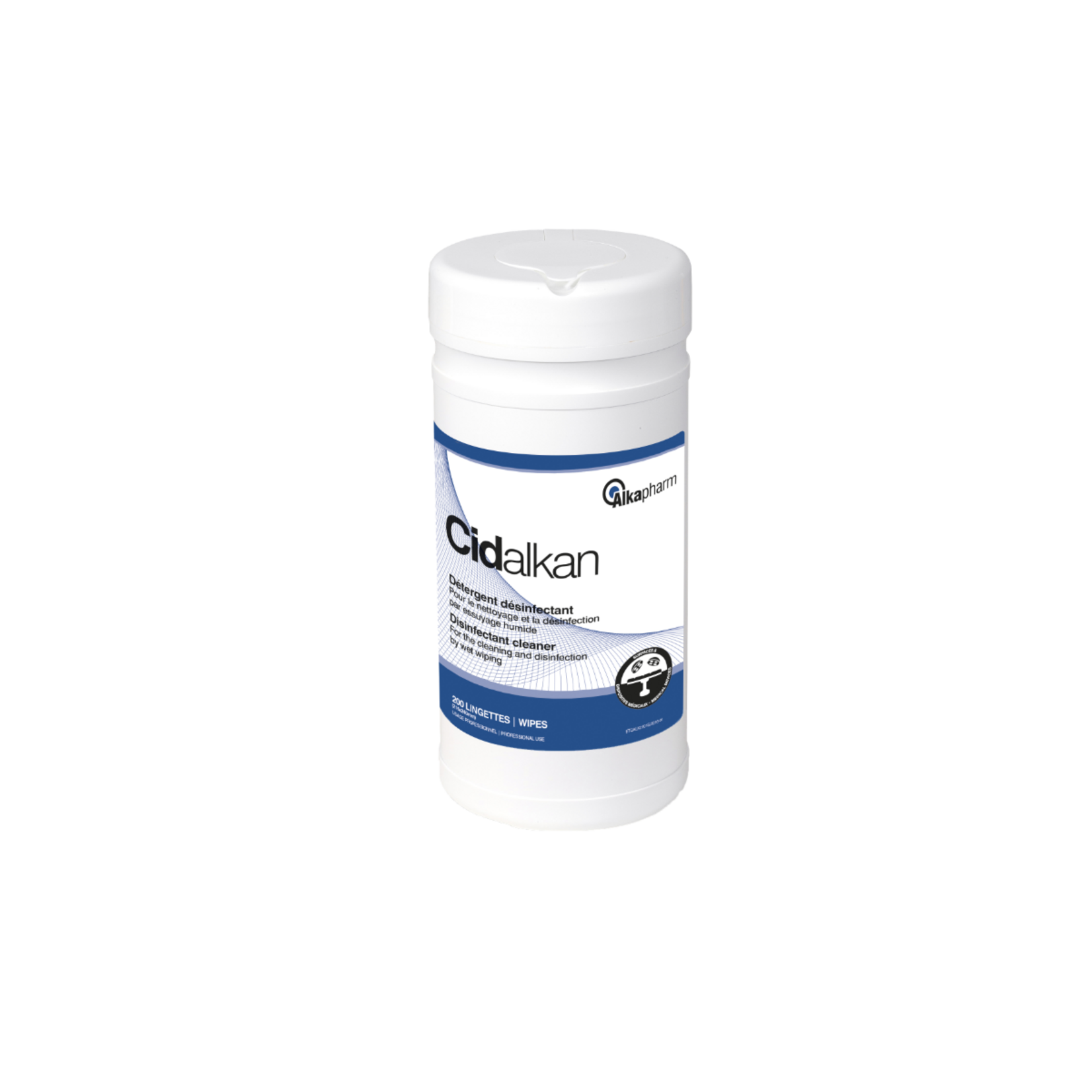 Exeol Détergent désinfectant des surfaces milieu médical Lingettes x200