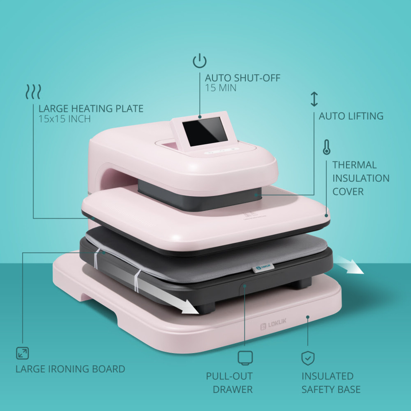 LOKLiK ImPress™ Auto 2 Smart - Pastel Pink