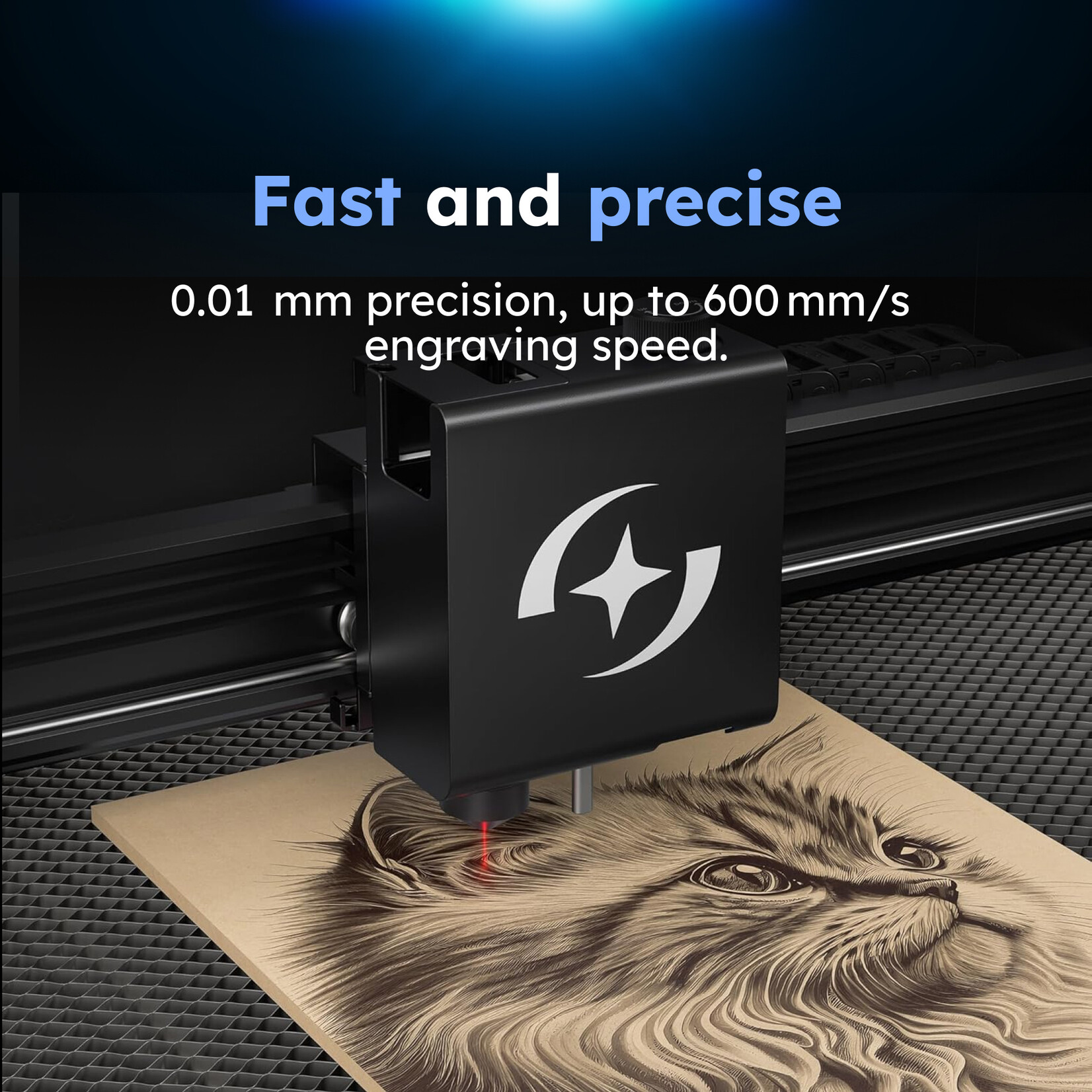 AtomStack Hurricane Laser Cutter -  55 W CO₂