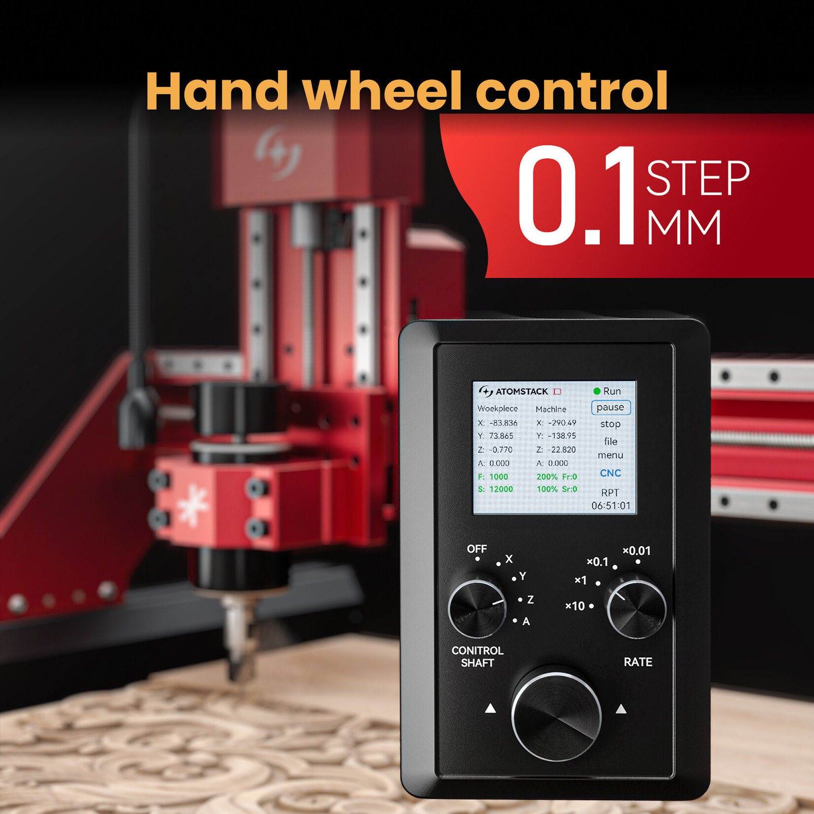 AtomStack C4 Pro CNC
