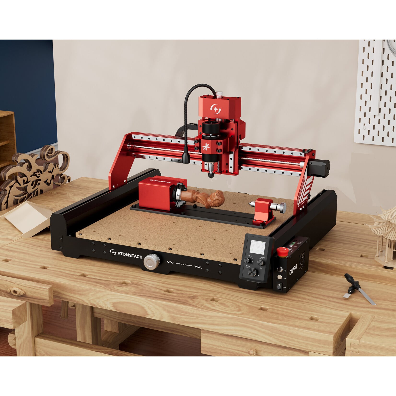 AtomStack 4-Axis Claw Roller
