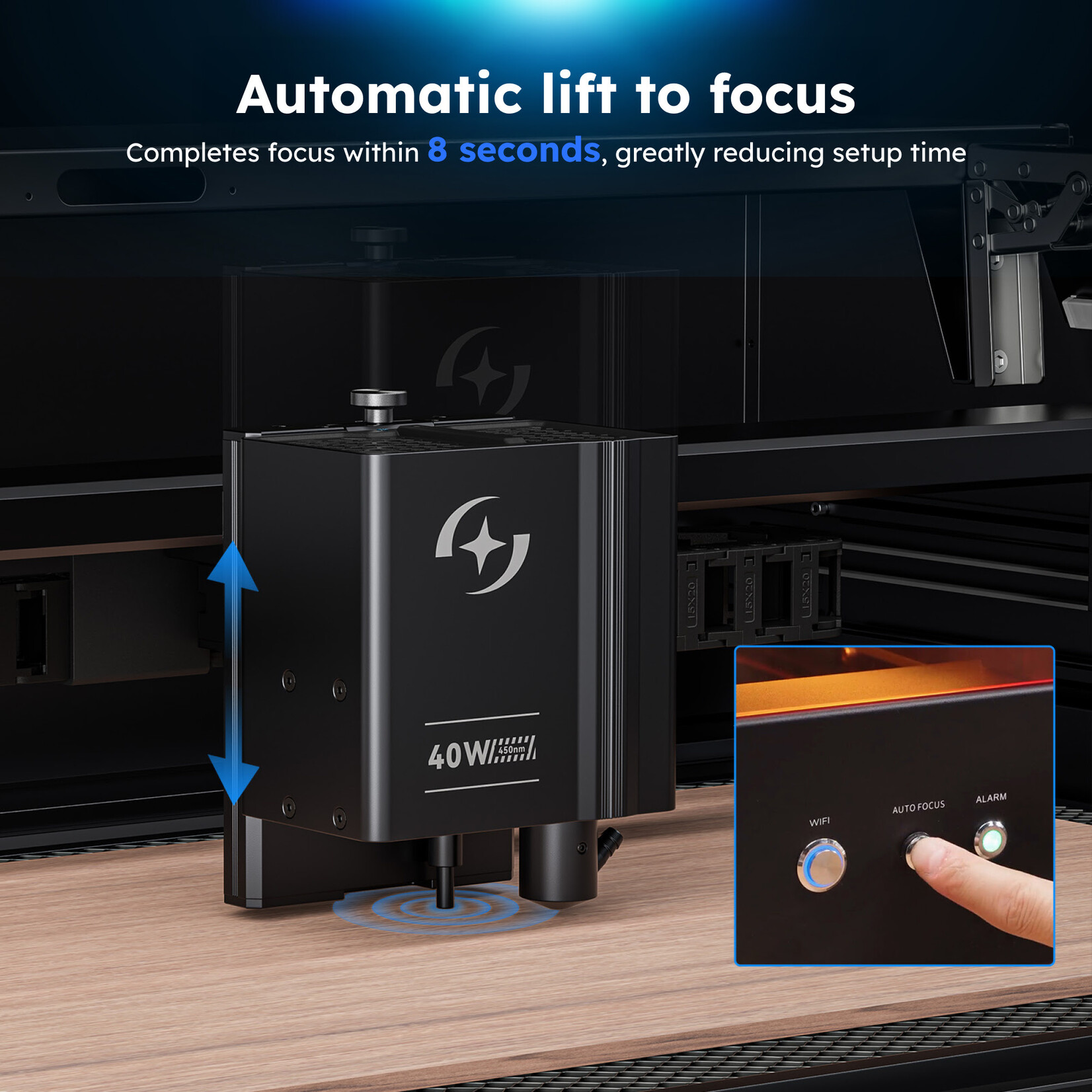 AtomStack Kraft Laser Cutter - 40 W Diode