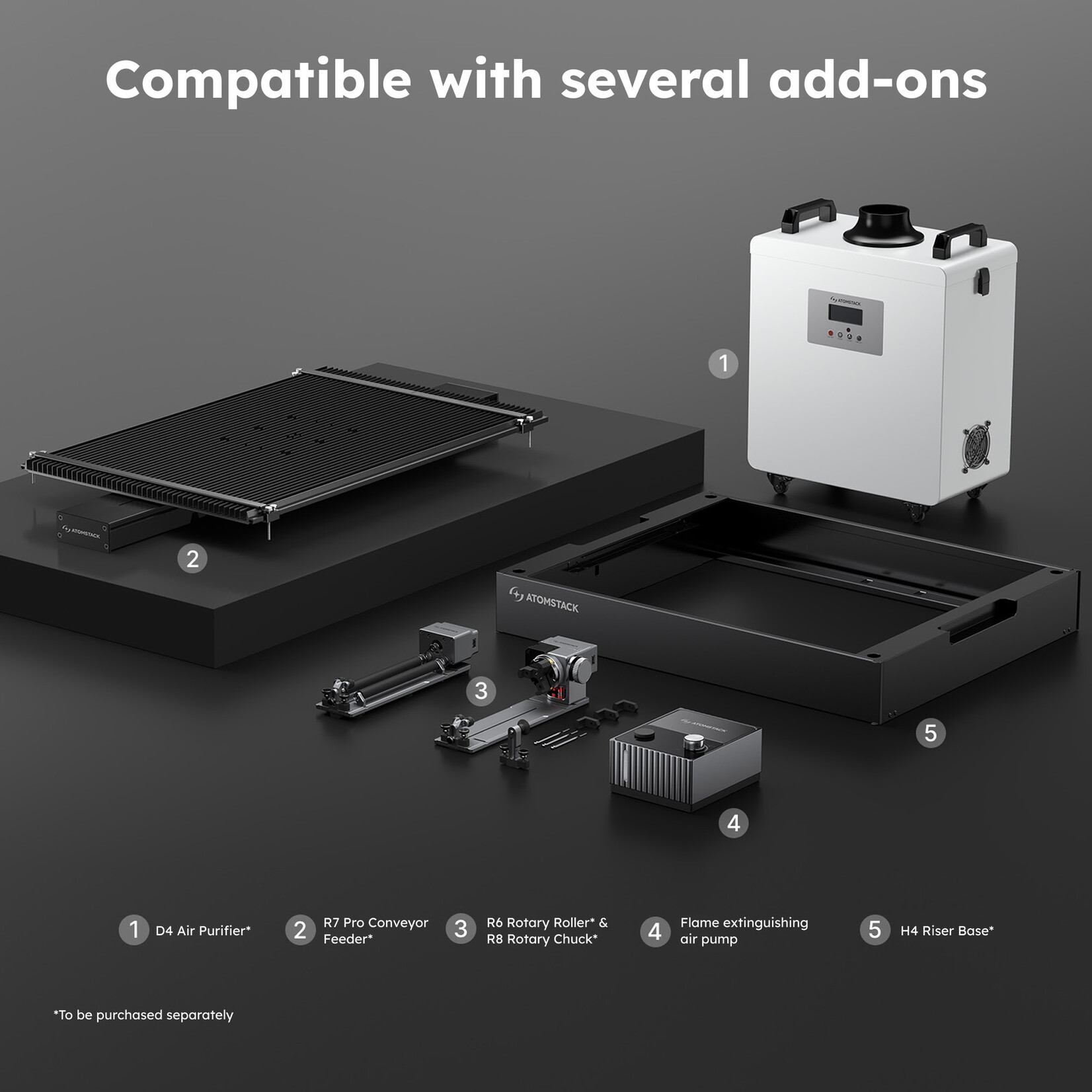 AtomStack Kraft Laser Cutter - 40 W Diode