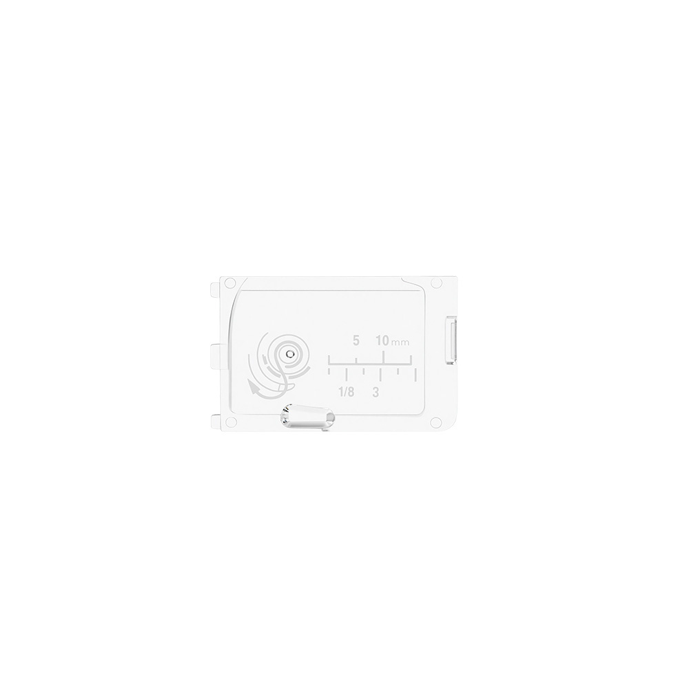 Replacement bobbin cover plate